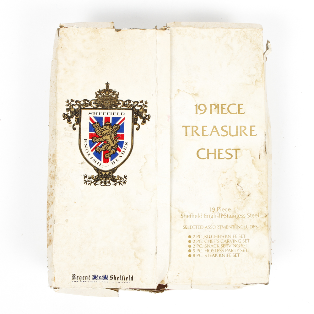 Vintage Regent Sheffield Stainless Steel Knife Set