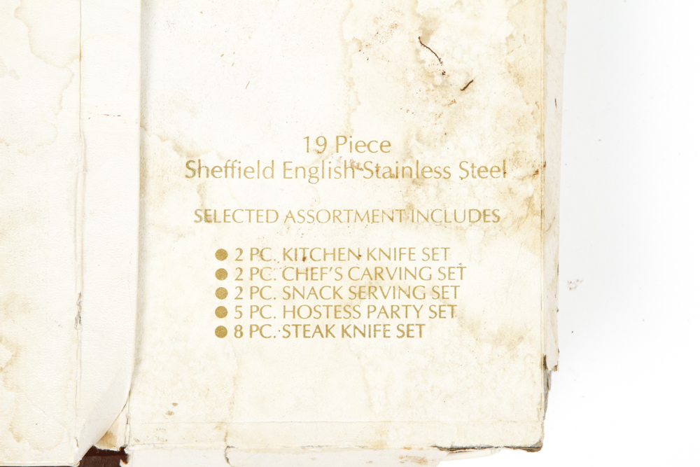 Vintage Regent Sheffield Stainless Steel Knife Set