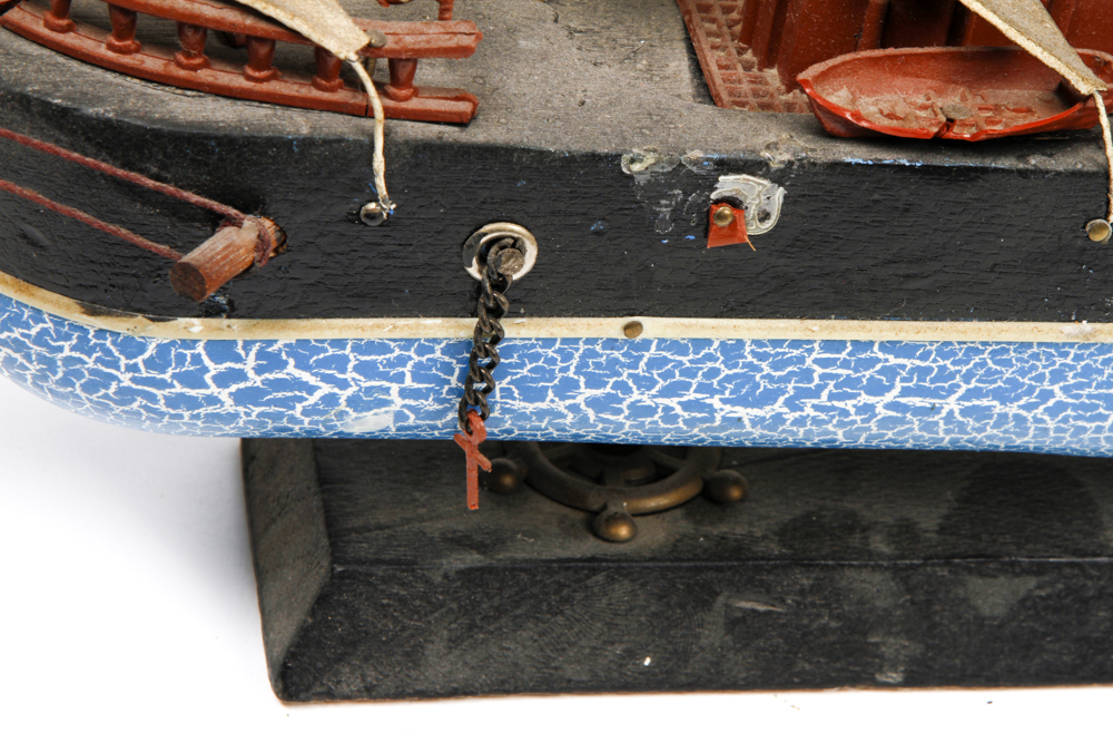 Pair of Antique Model Sailing Ships