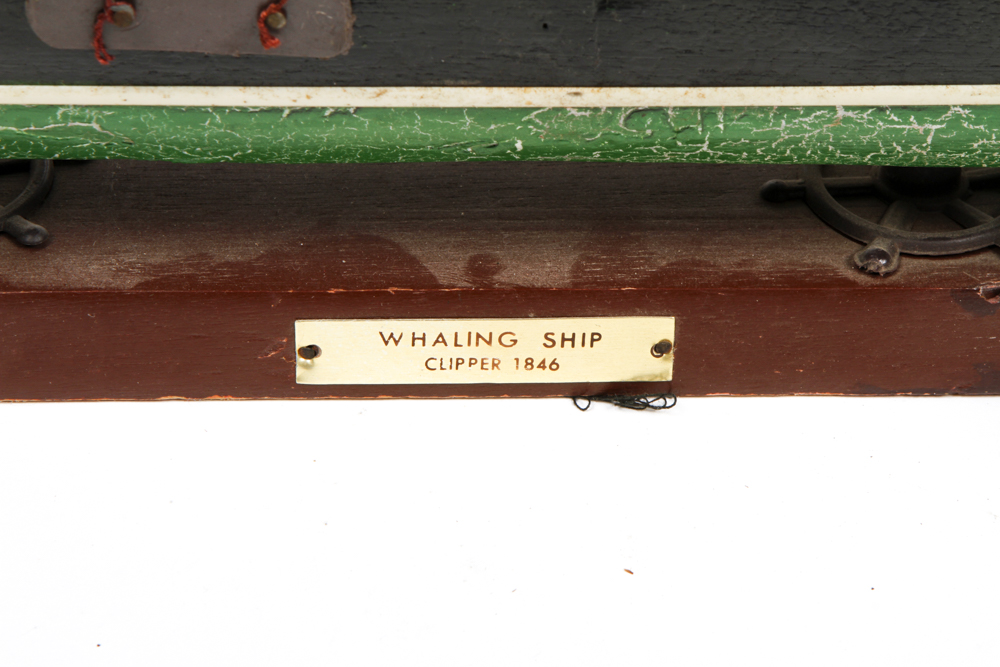 Pair of Antique Model Sailing Ships