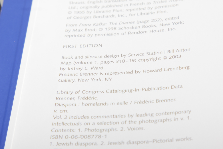 "Diaspora: Homelands in Exile" by Frederic Brenner