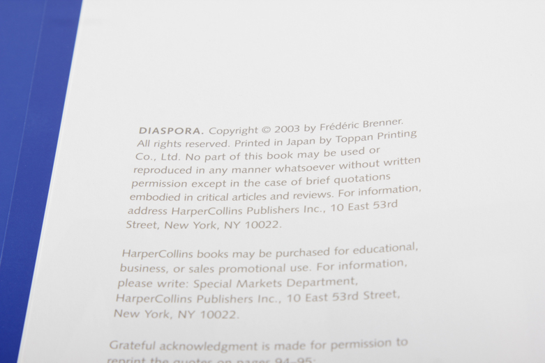 "Diaspora: Homelands in Exile" by Frederic Brenner