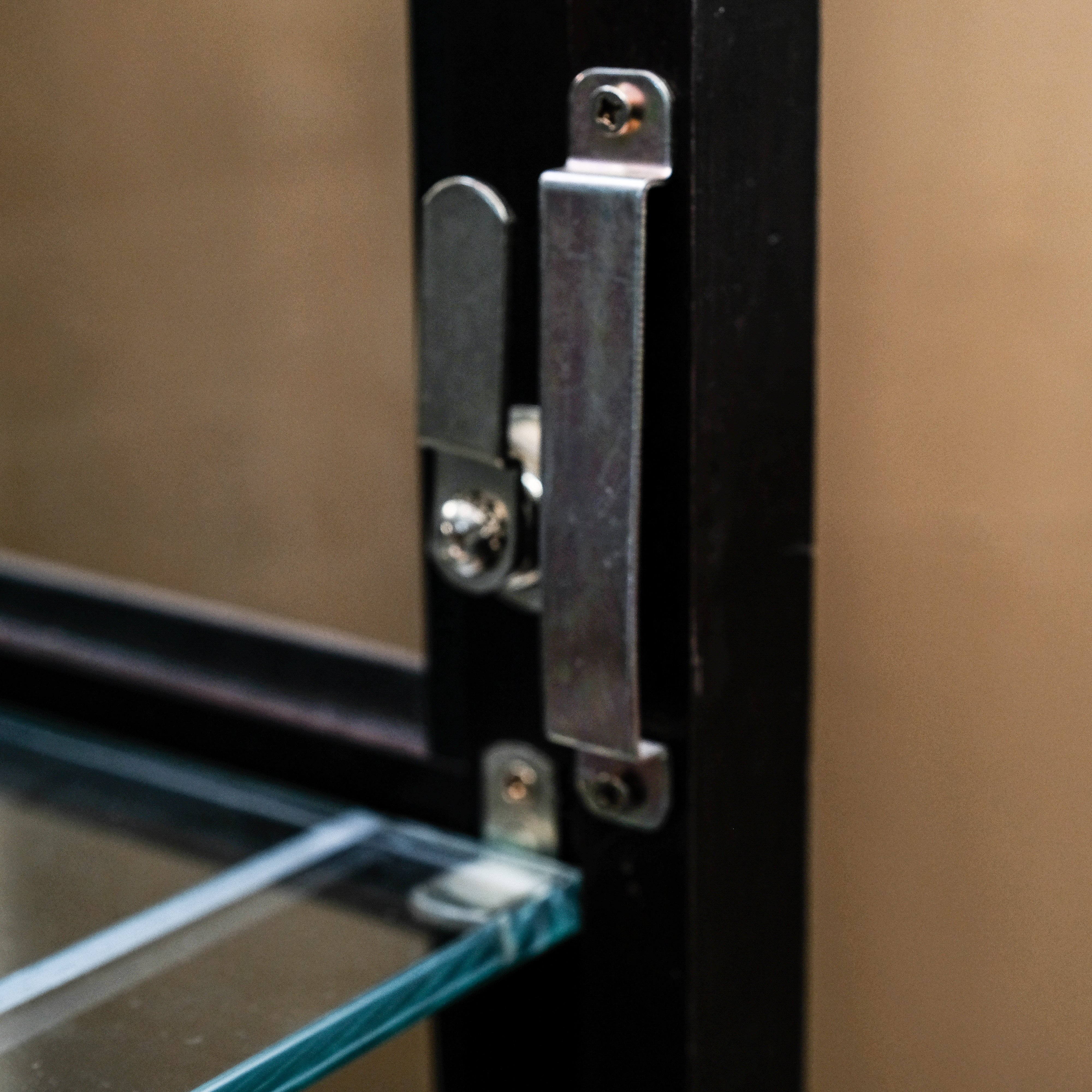 Wood and Glass Light-up Display Case