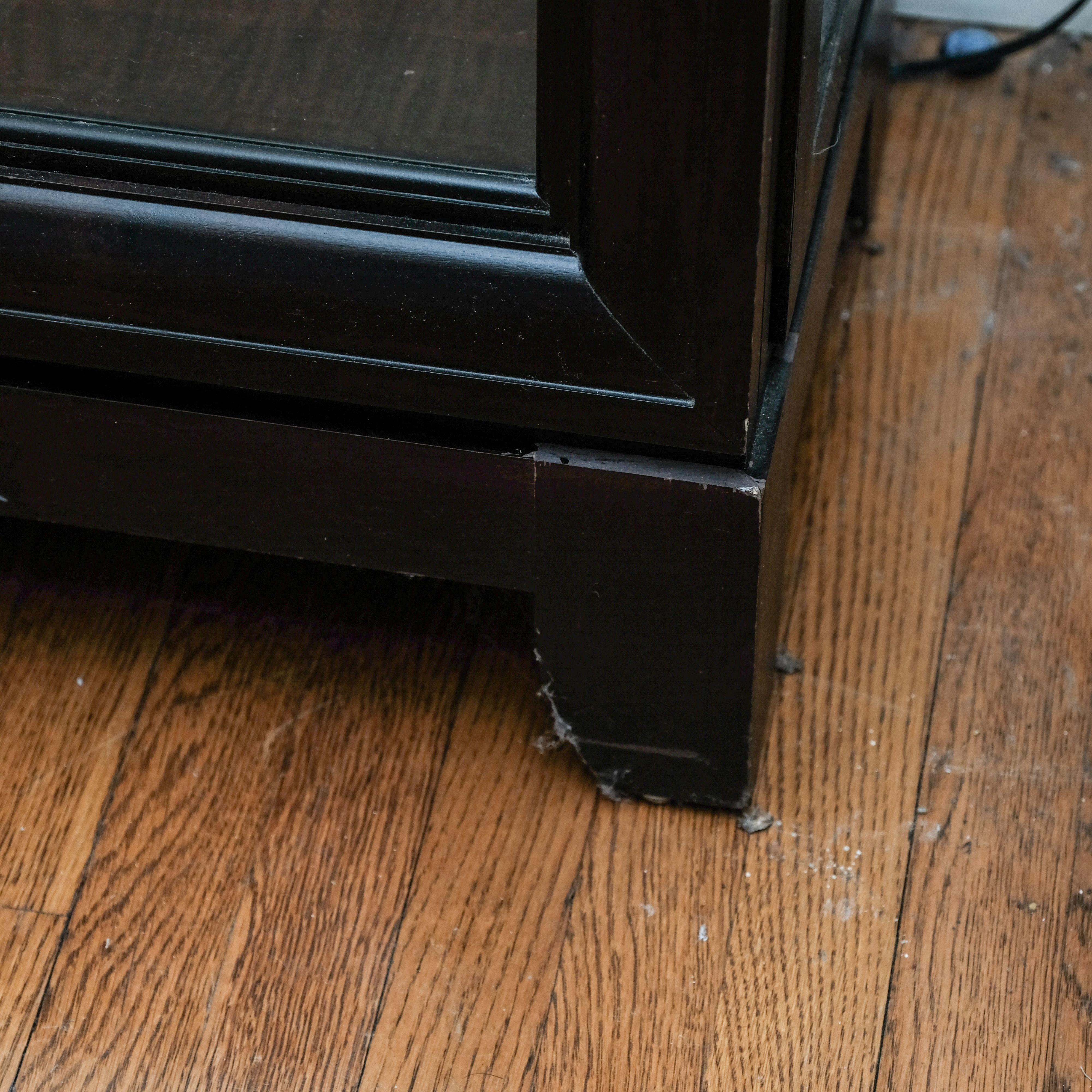 Wood and Glass Light-up Display Case