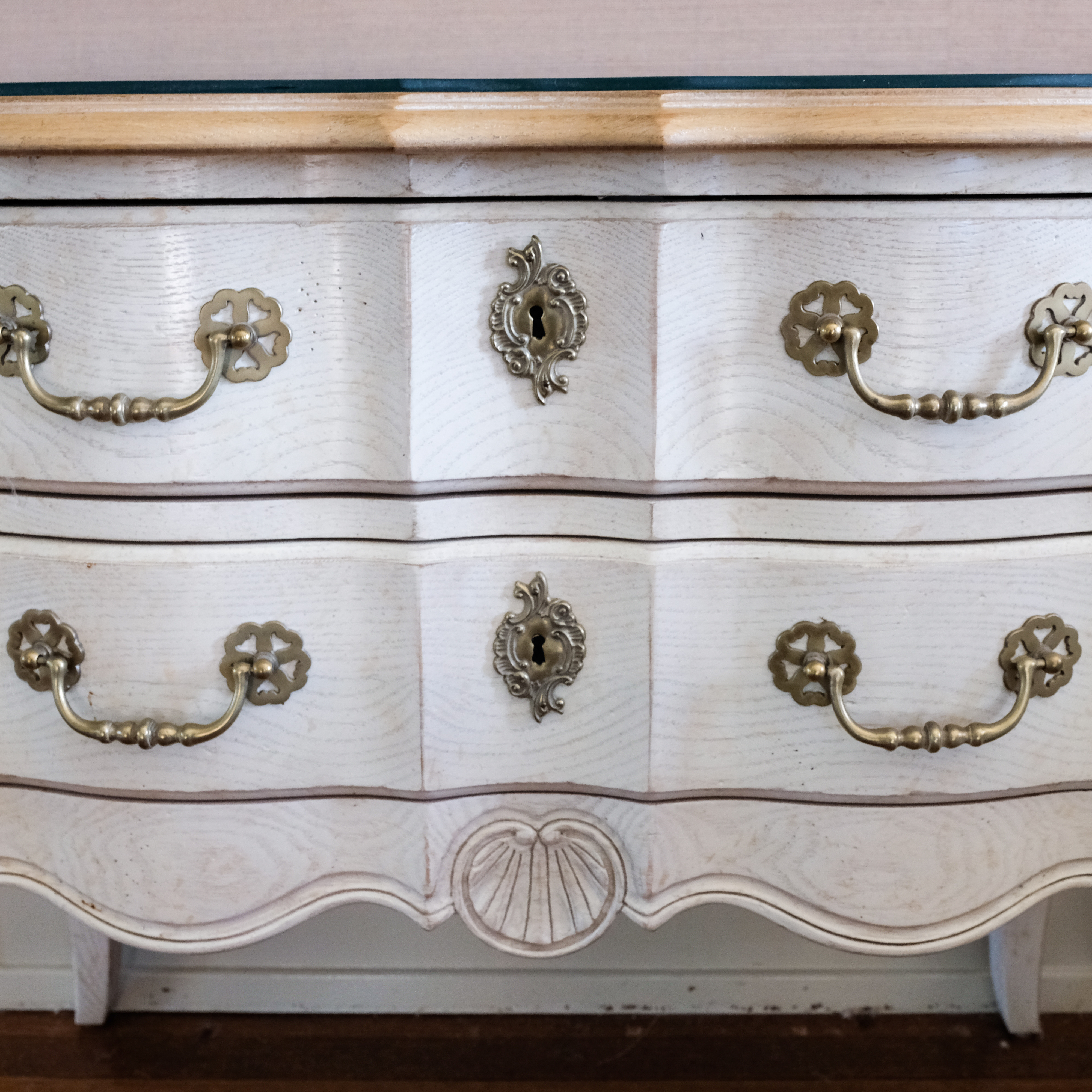 Contemporary Louis XV Style Nightstands by Century Furniture