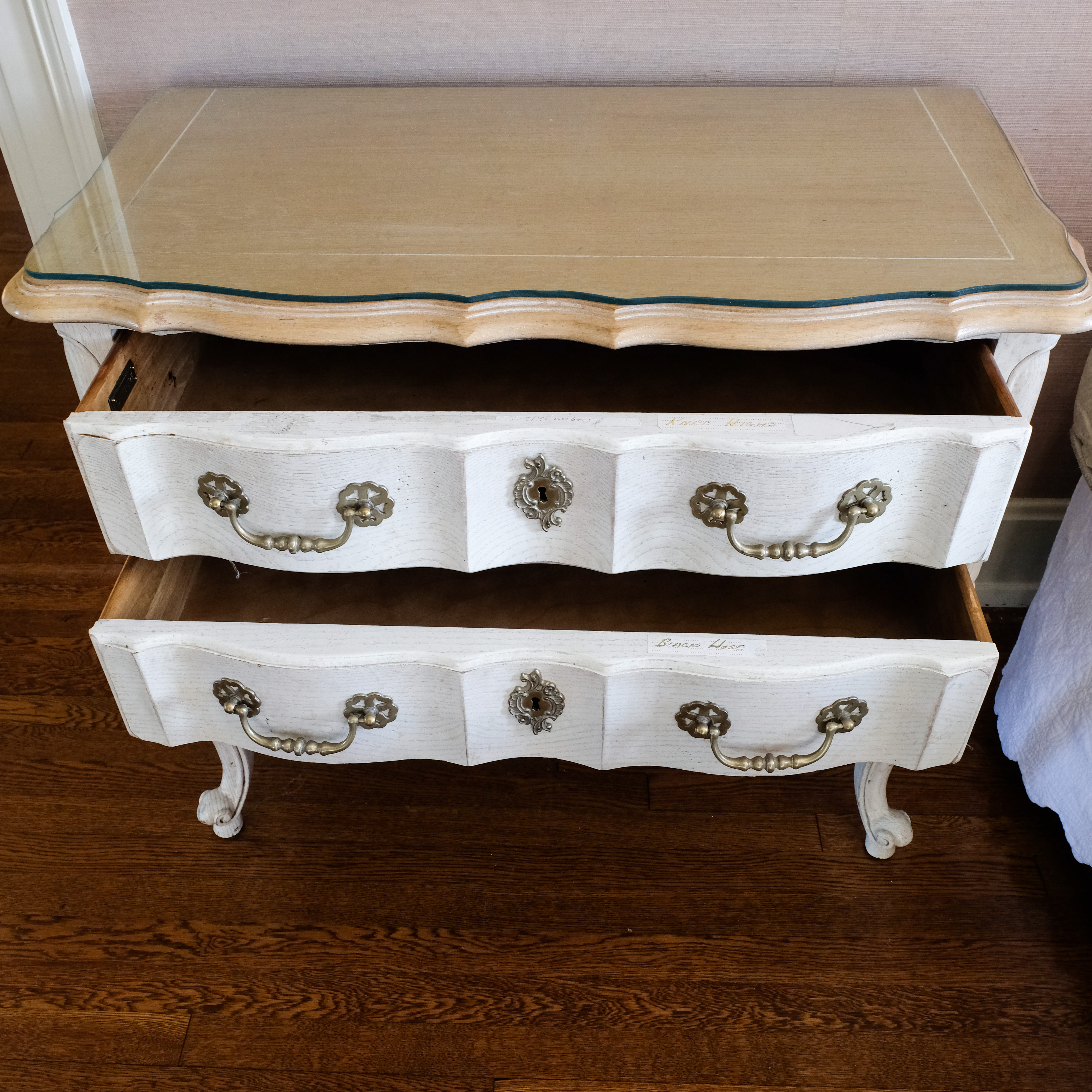 Contemporary Louis XV Style Nightstands by Century Furniture