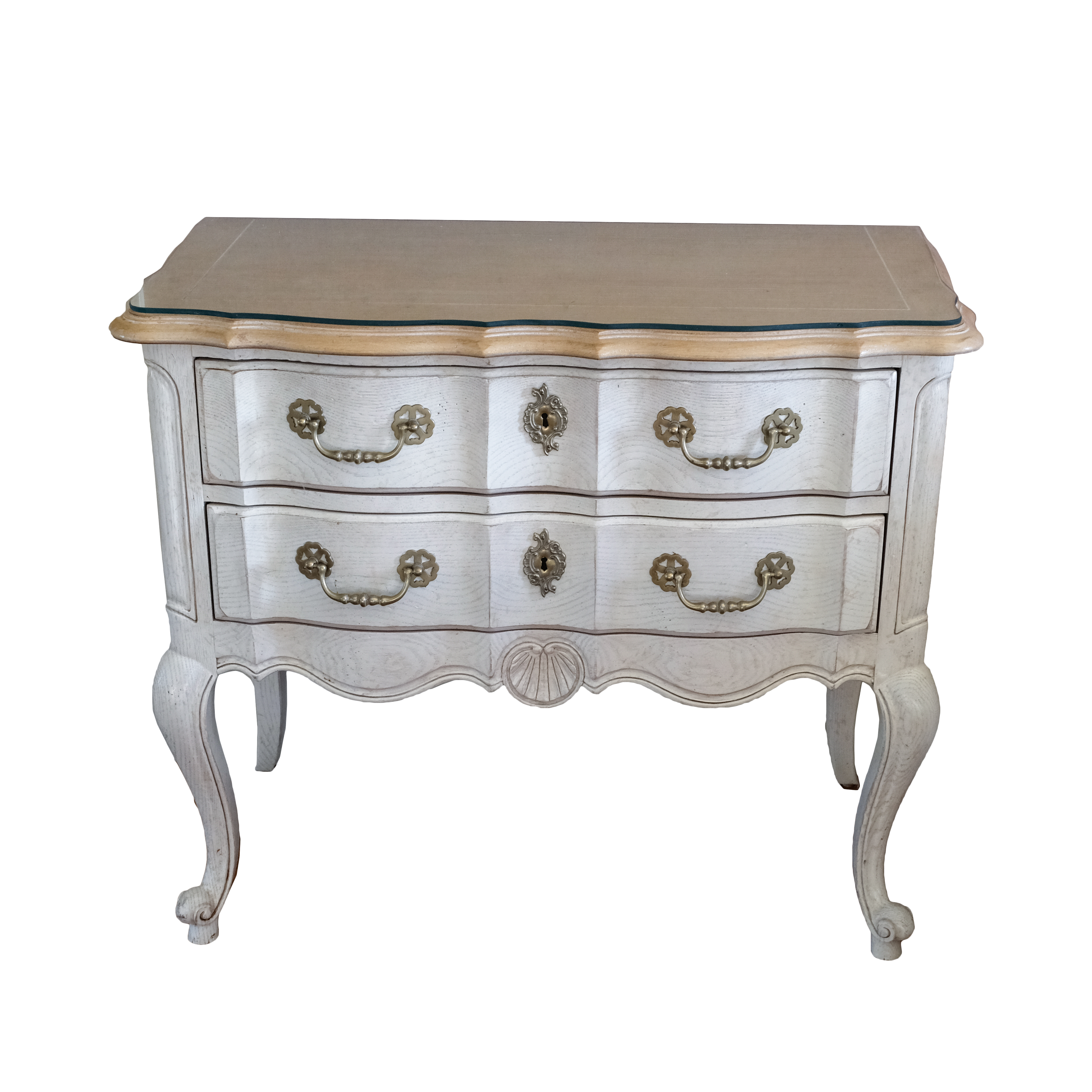 Contemporary Louis XV Style Nightstands by Century Furniture
