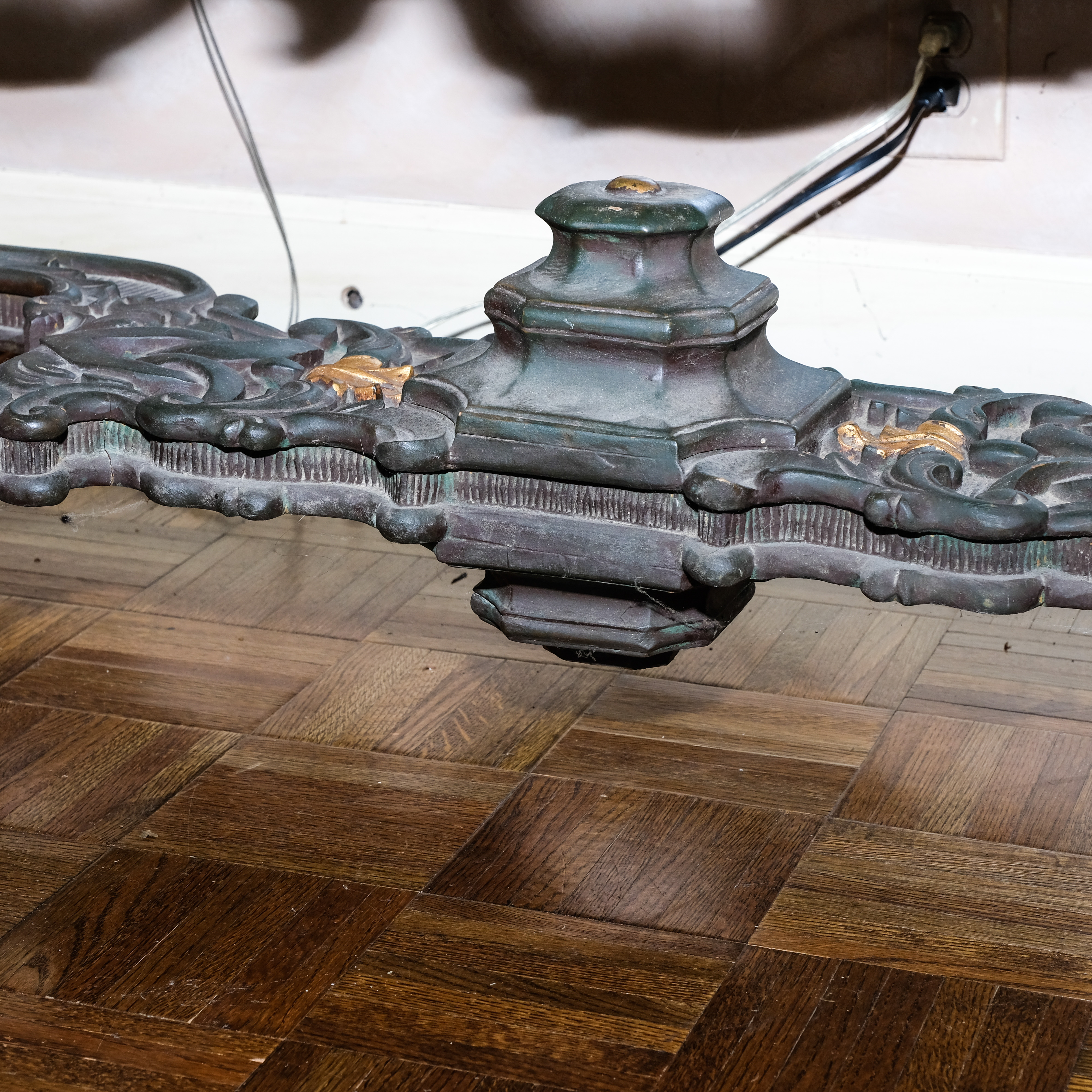 Vintage Rococo Style  Marble Top Table