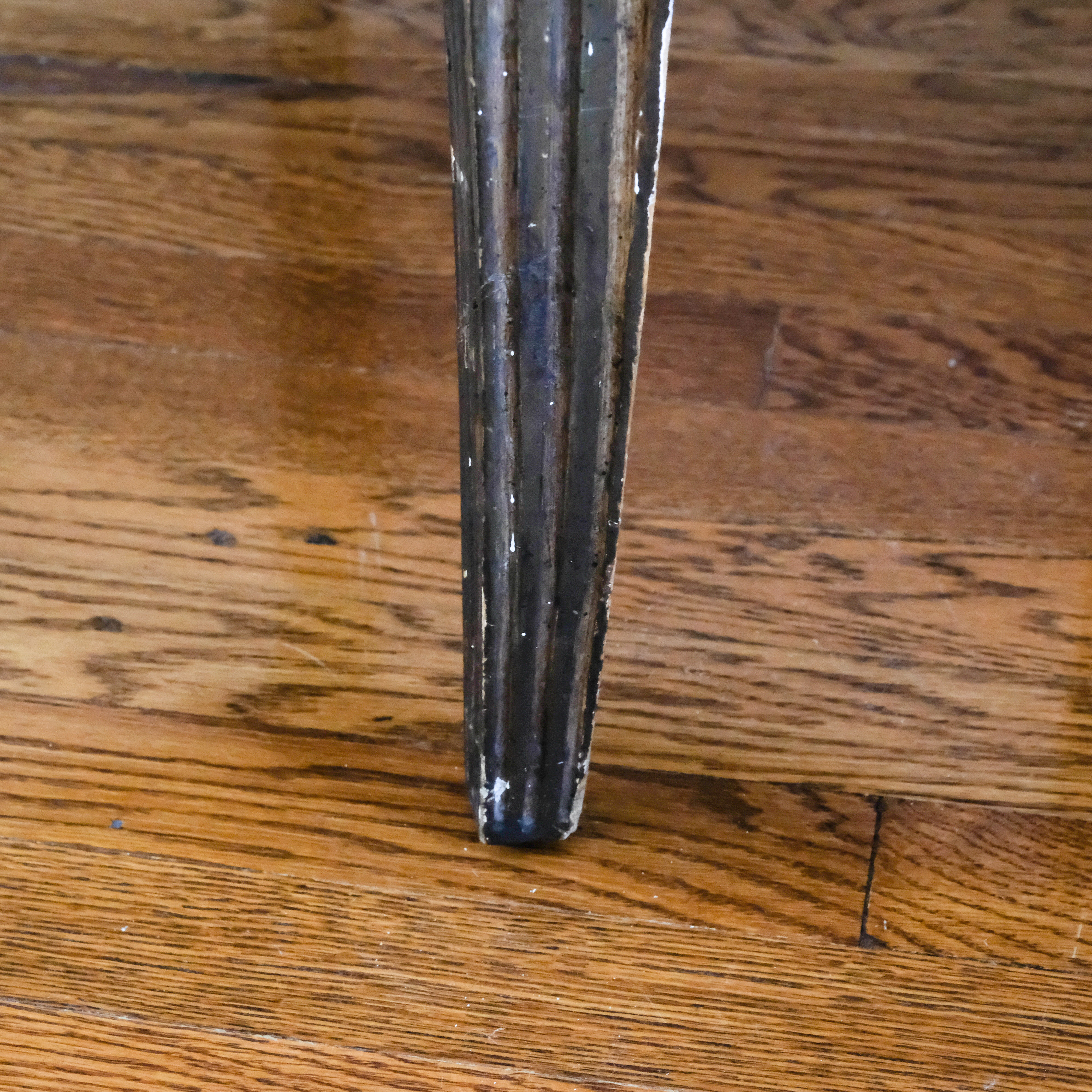 Neoclassical Style Marble Top Side Table