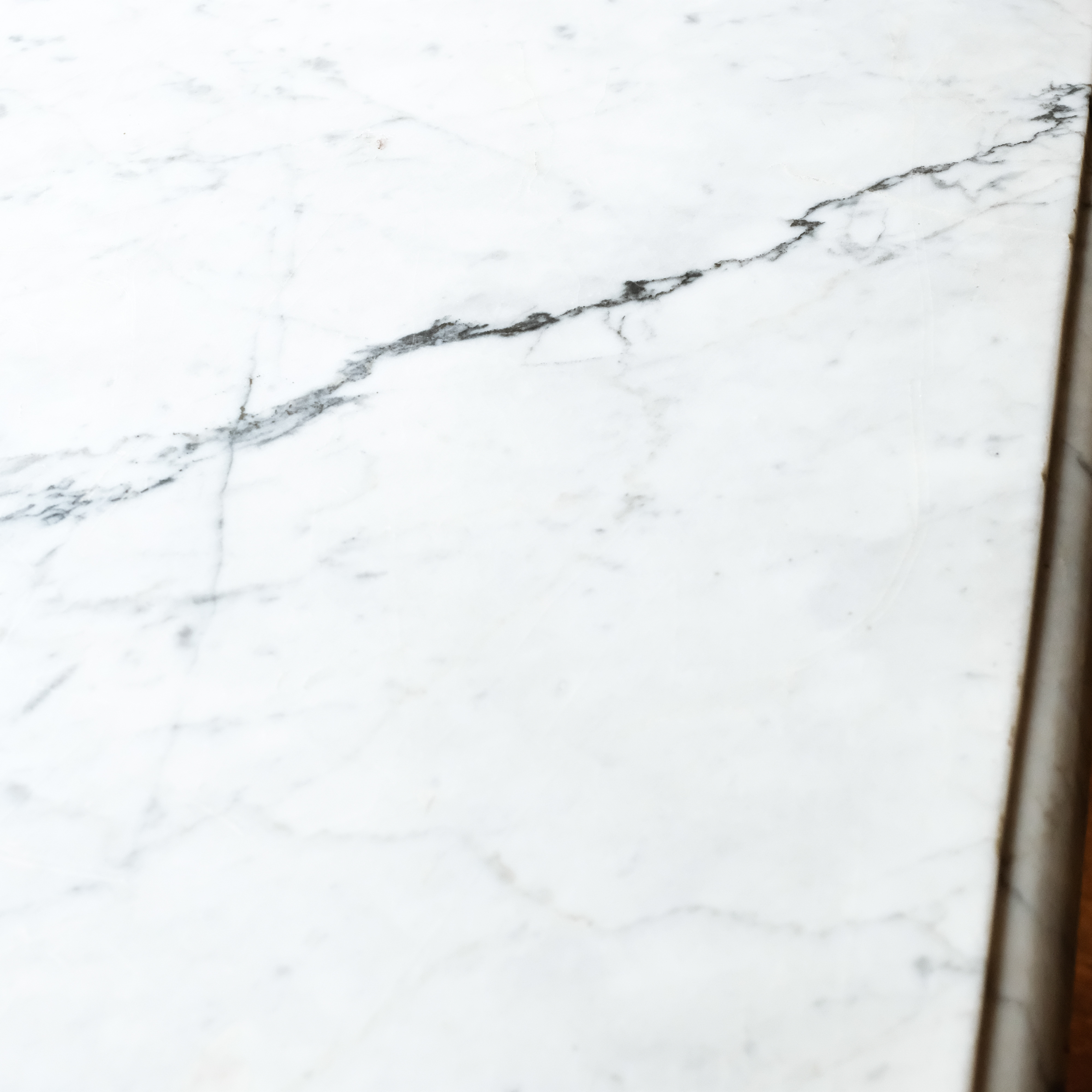 Vintage Rococo Style  Marble Top Table