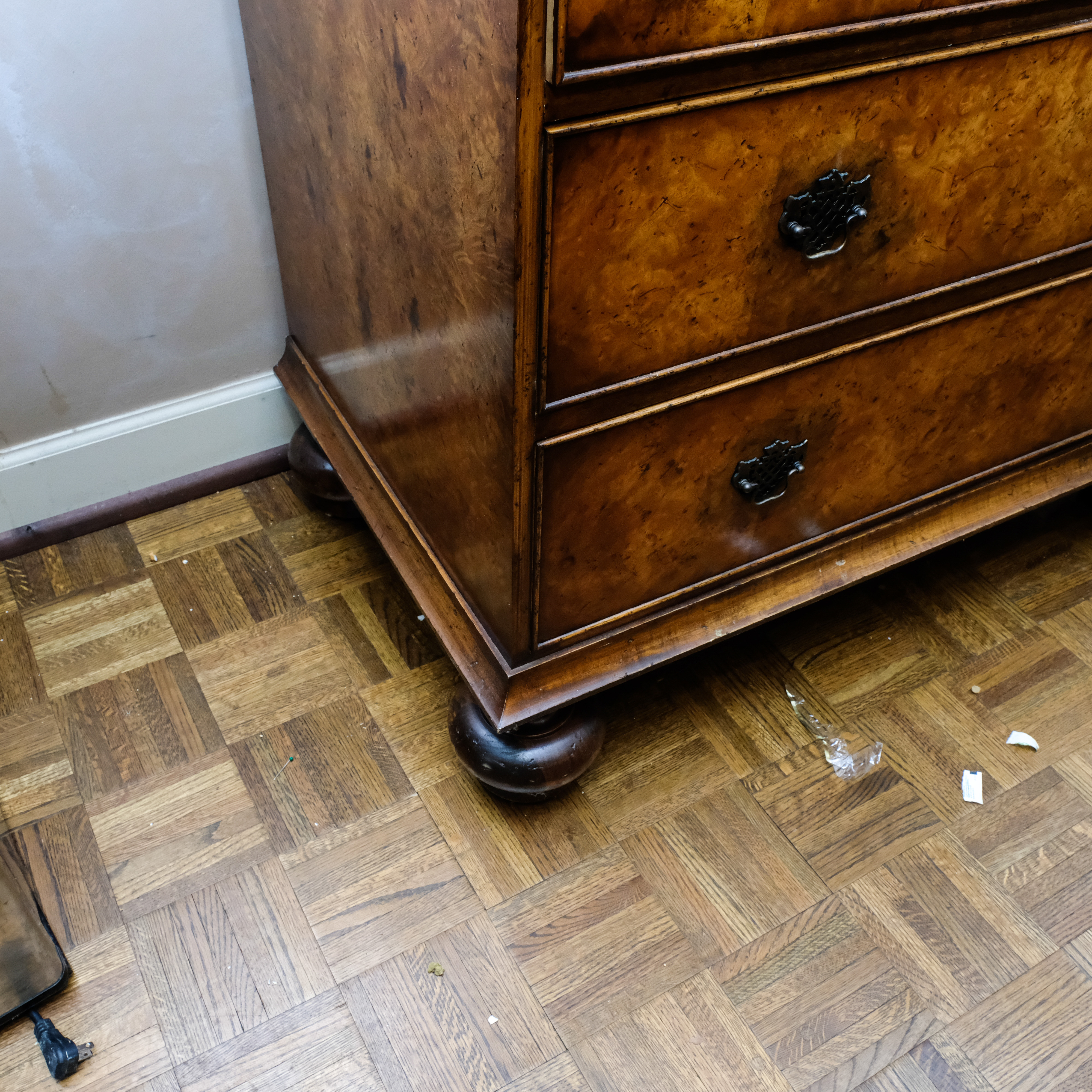 William and Mary Style Television Cabinet by Yorkshire Furniture