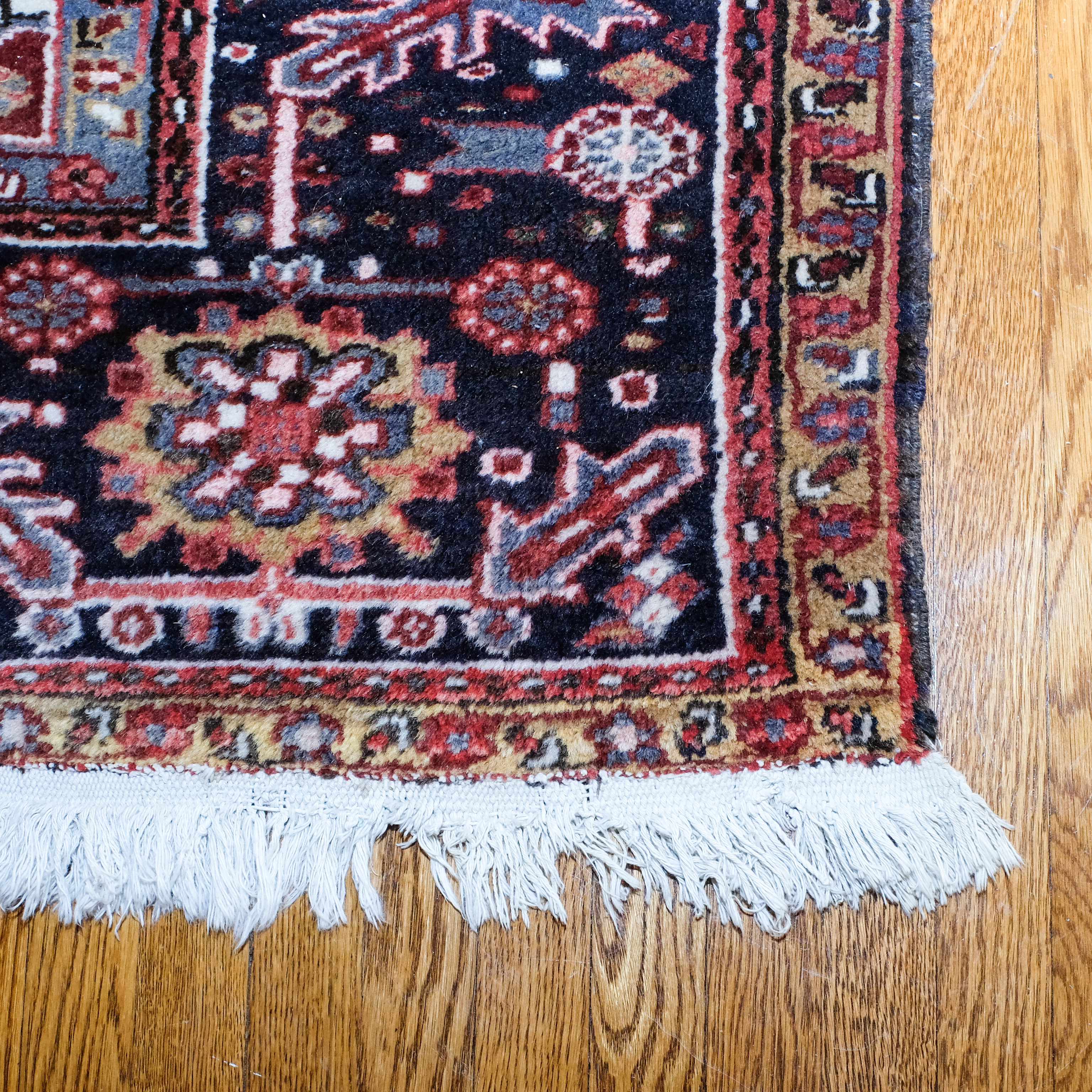 Hand Knotted Persian Heriz-Style Area Rug