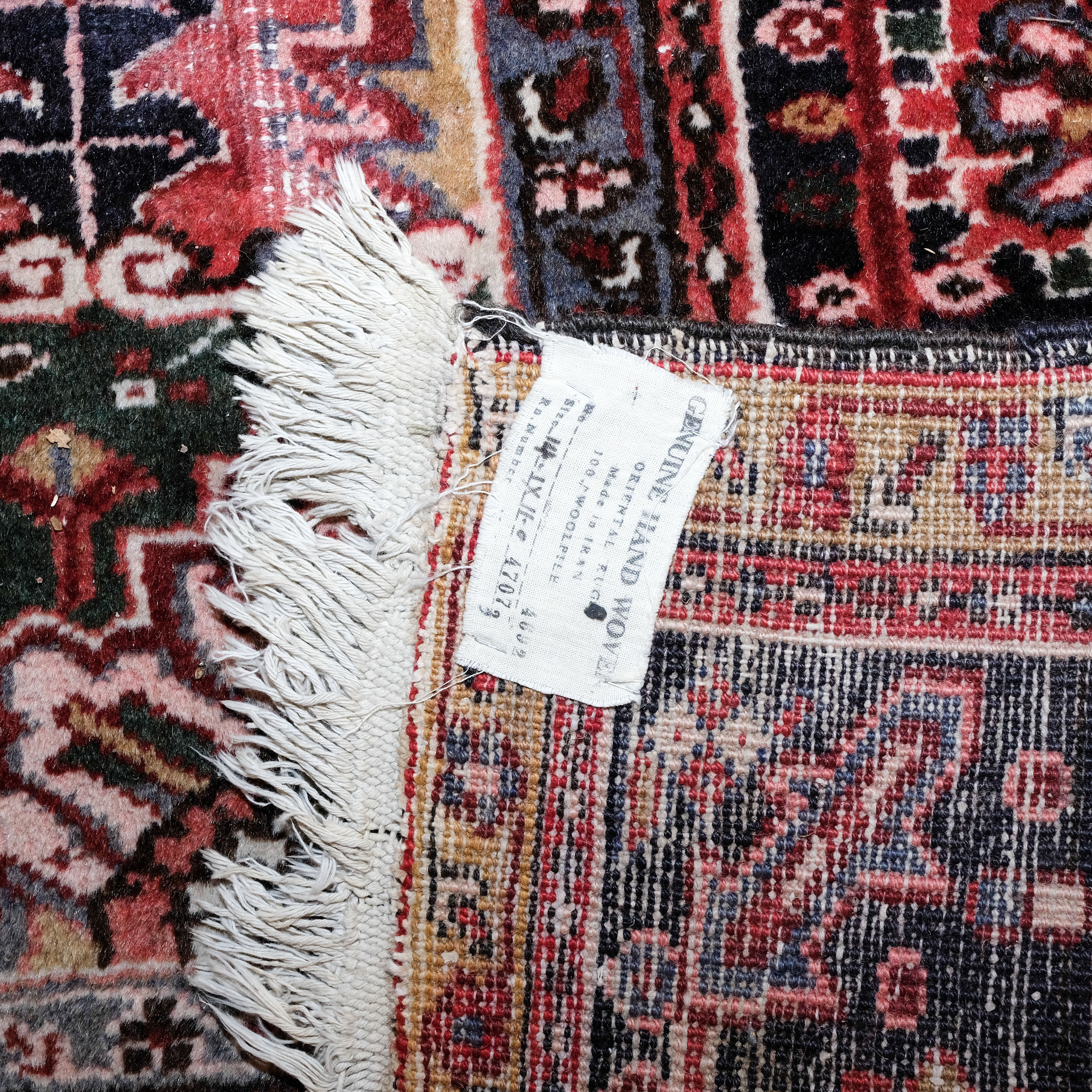 Hand Knotted Persian Heriz-Style Area Rug