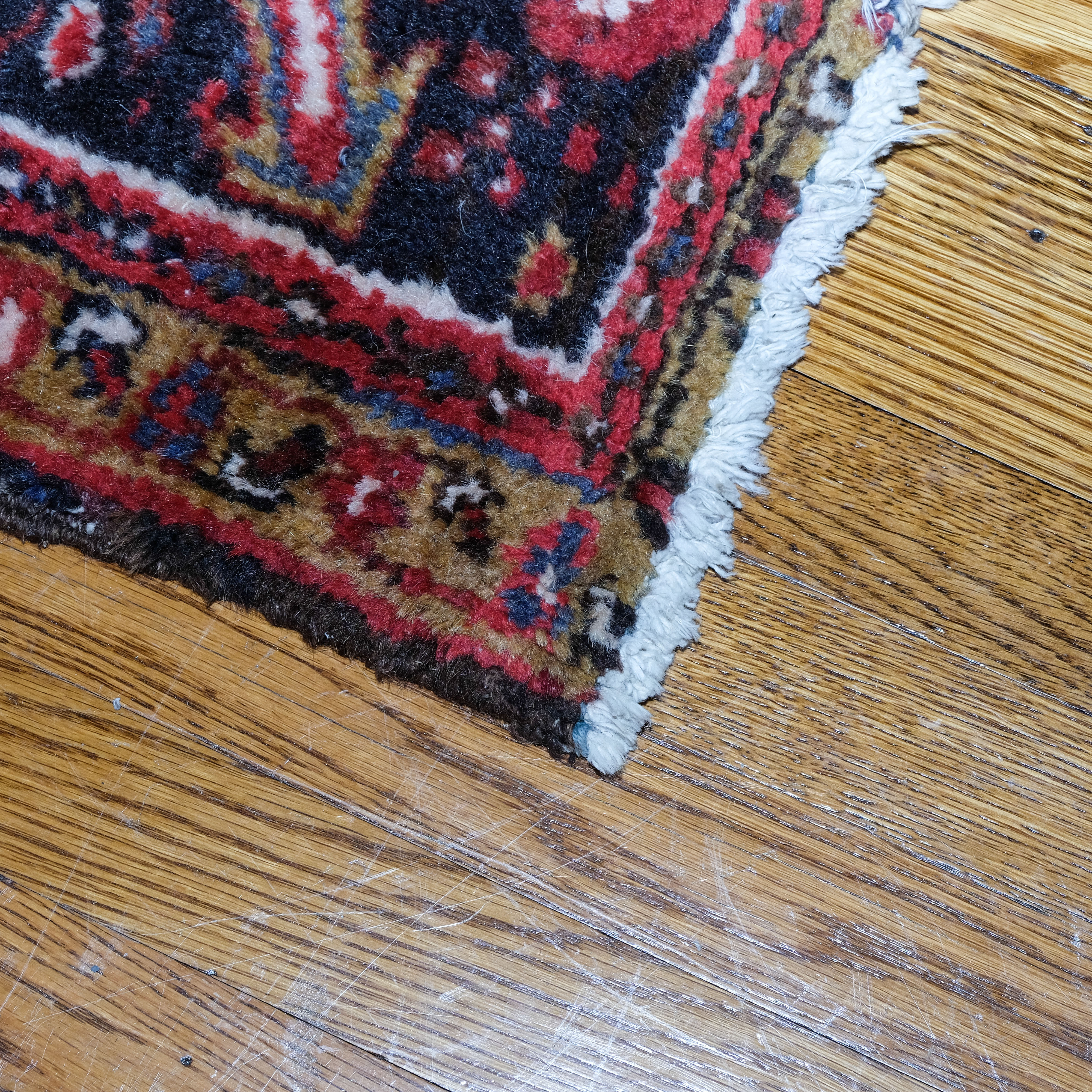 Hand Knotted Persian Heriz-Style Area Rug