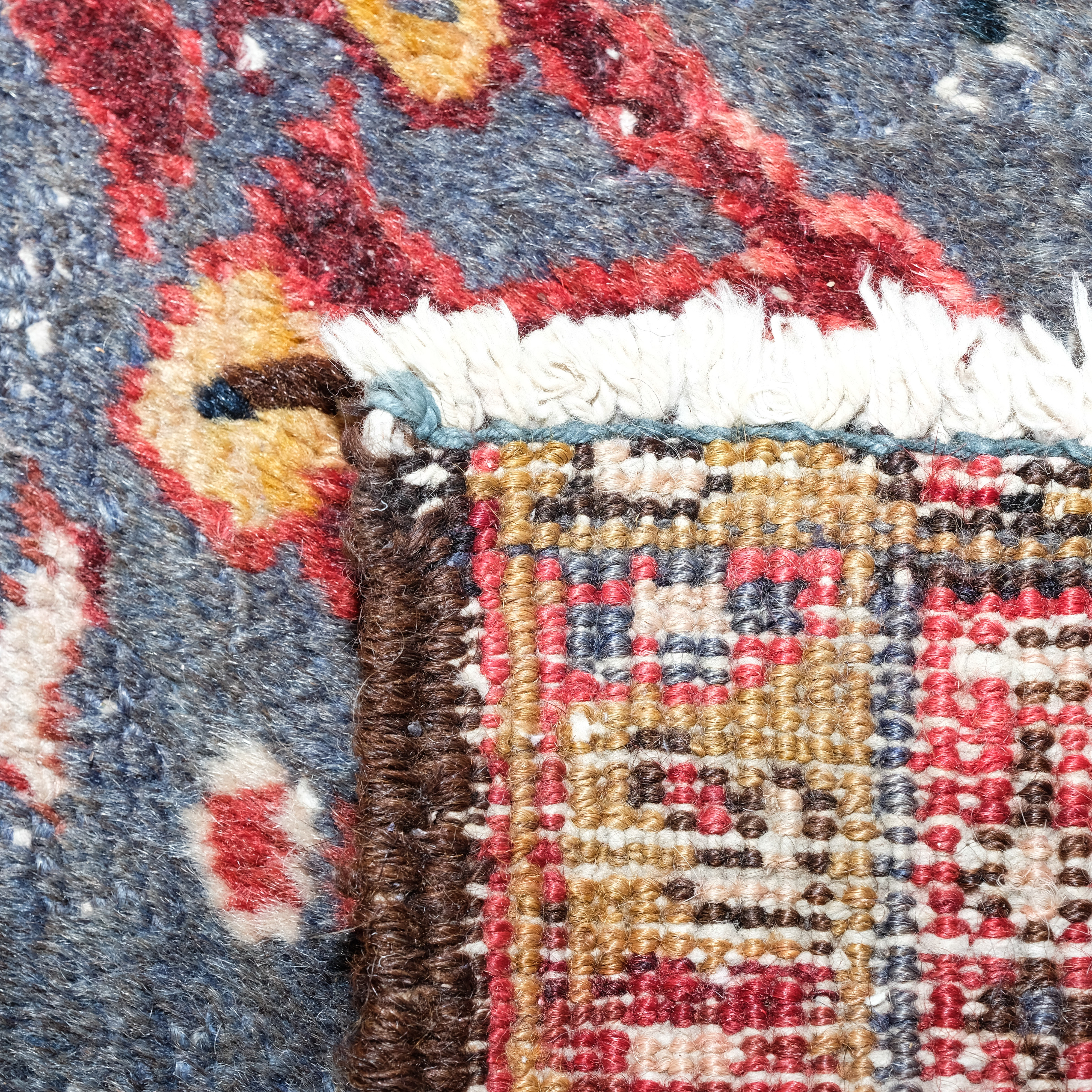 Hand Knotted Persian Heriz-Style Area Rug