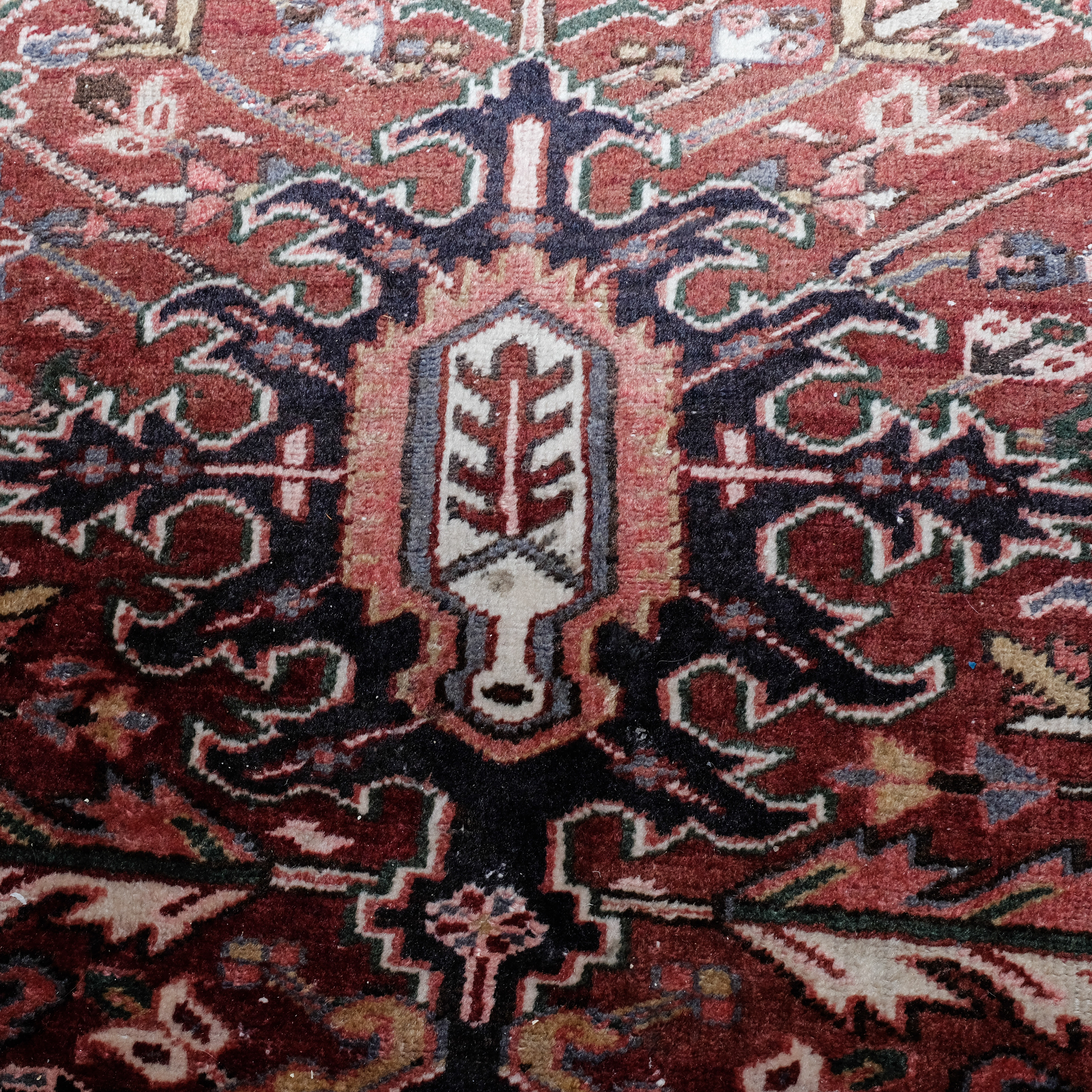 Hand Knotted Persian Heriz-Style Area Rug