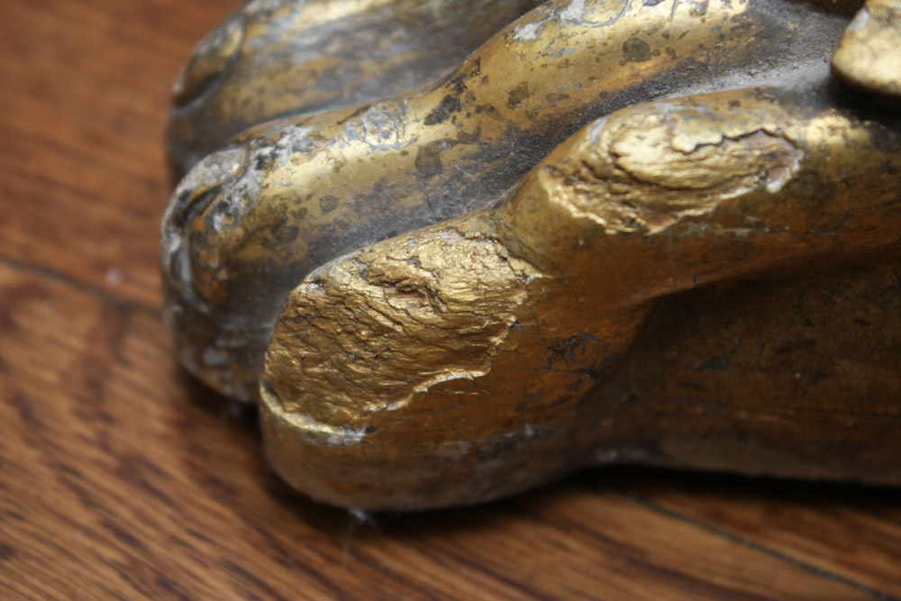 Rare 19th Century Gilt-Decorated Pedal Harp by J. F. Brown & Company