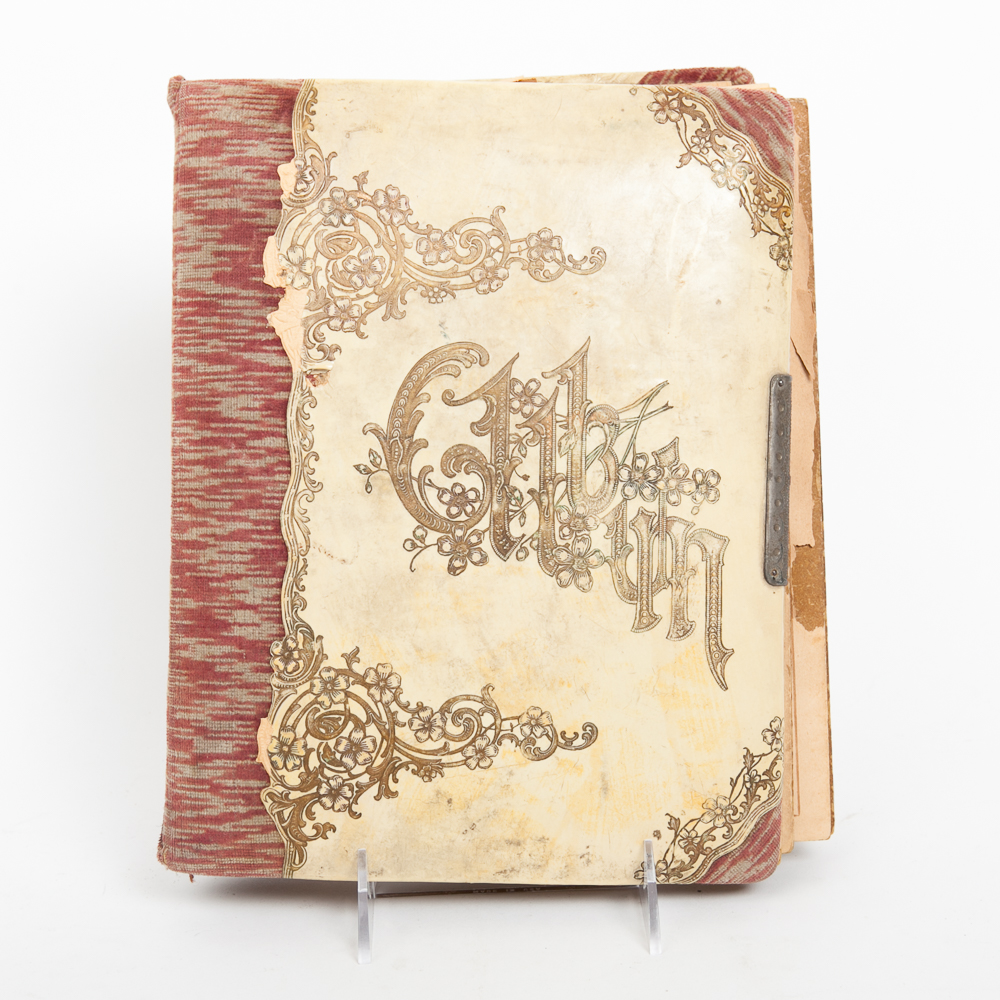 Antique Photo Album with Vintage Photos