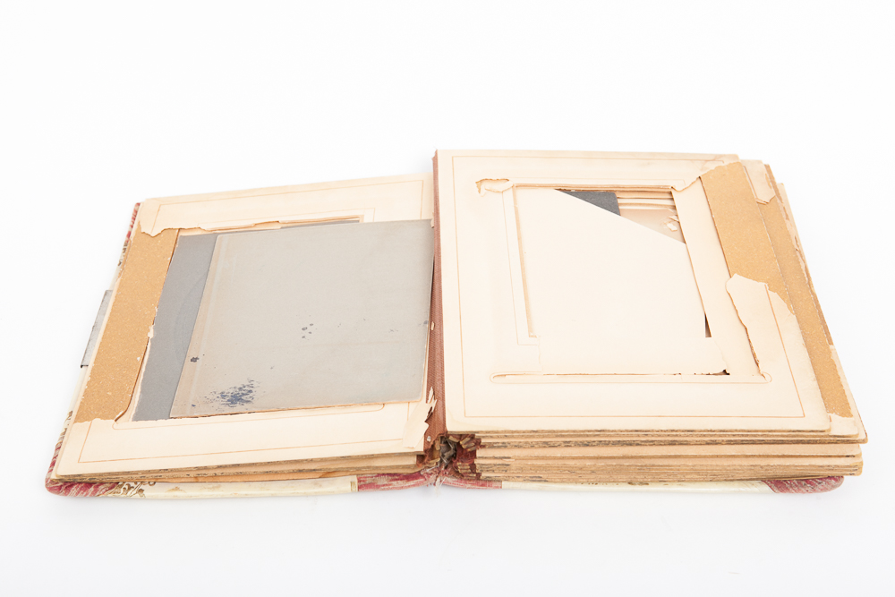 Antique Photo Album with Vintage Photos