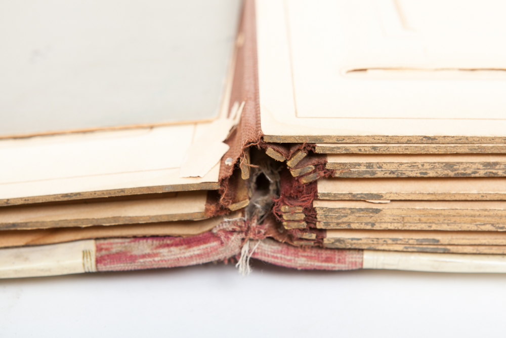 Antique Photo Album with Vintage Photos