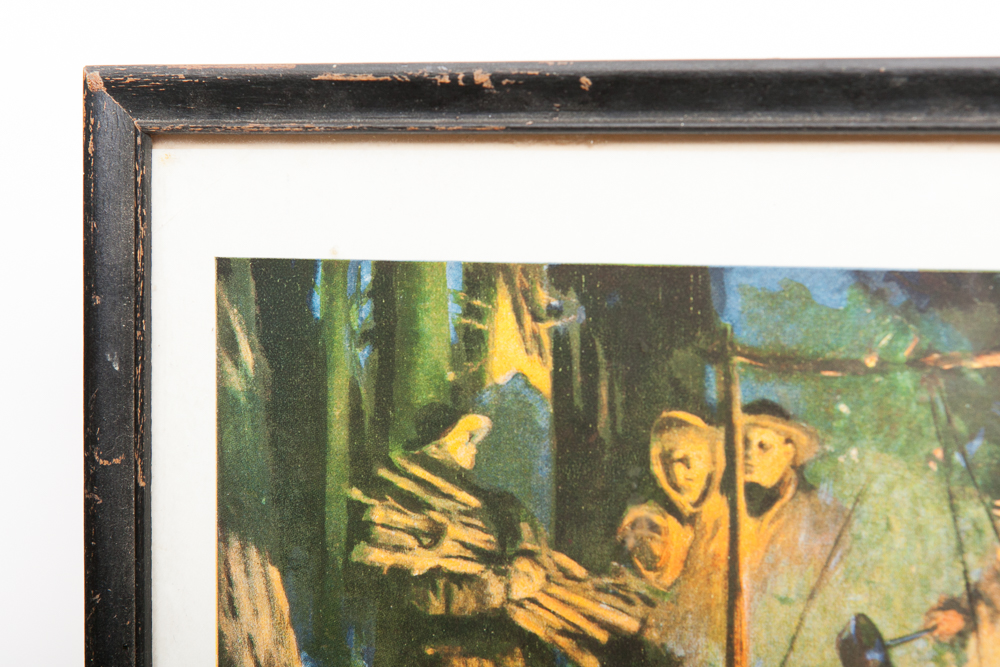 Vintage Log Cabin Syrup Ad