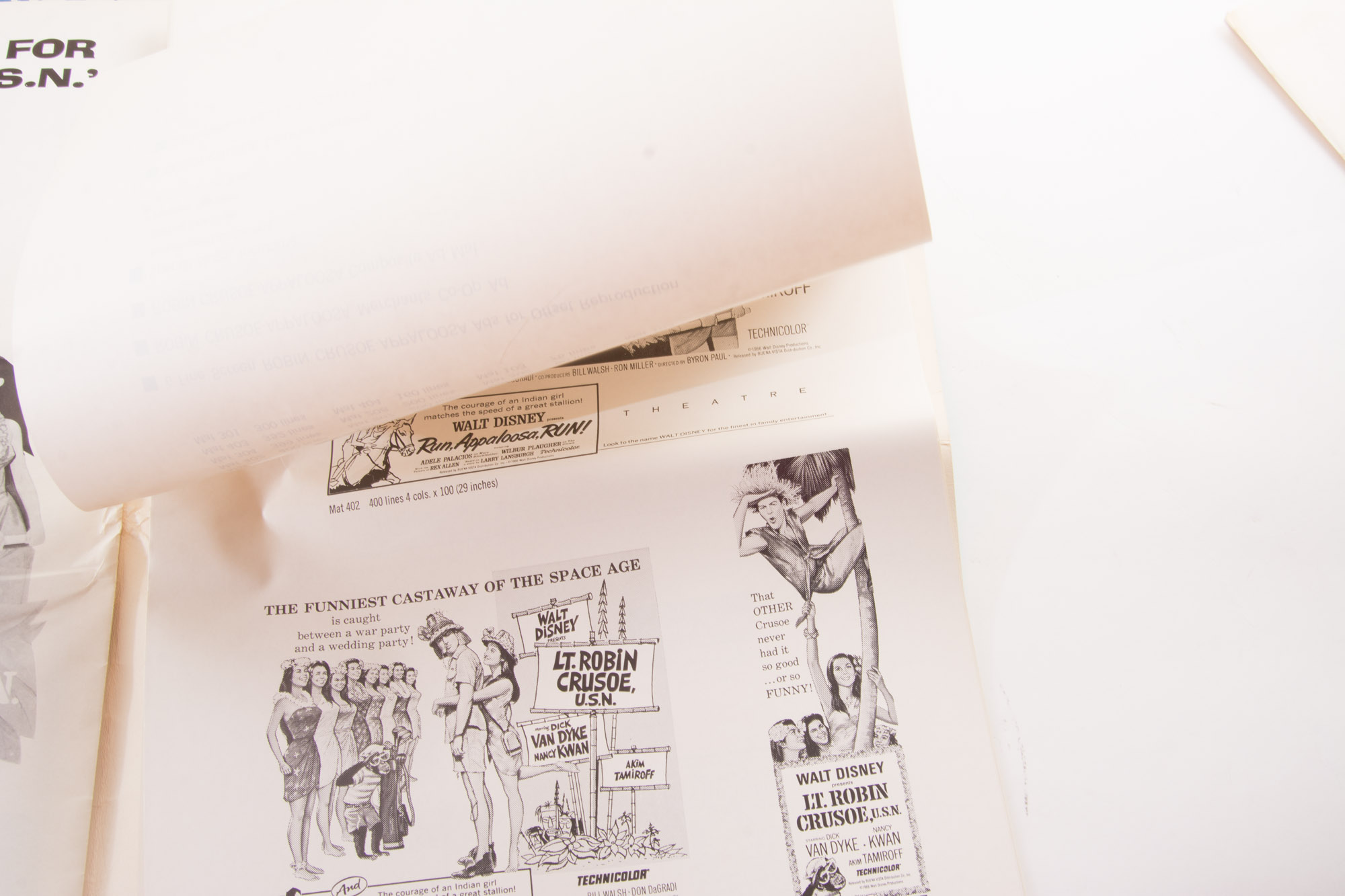 Vintage Walt Disney Movie Memorabilia