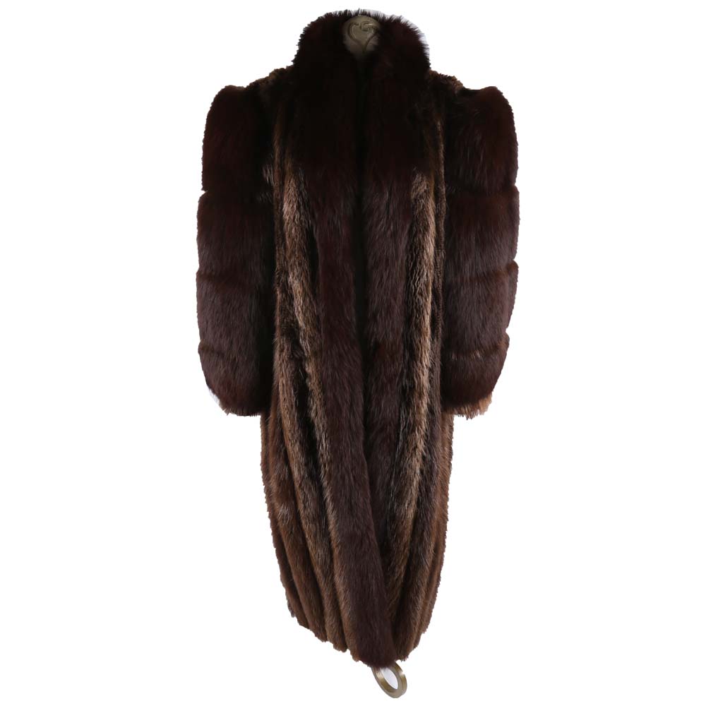 Beaver and Fox Fur Stroller Coat
