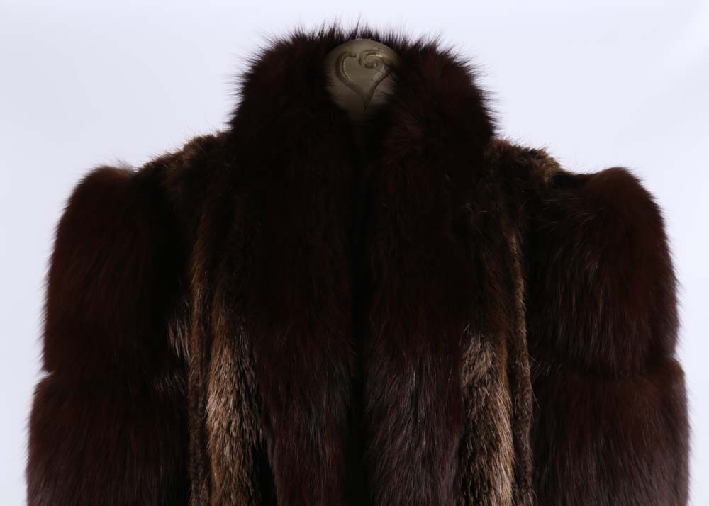 Beaver and Fox Fur Stroller Coat
