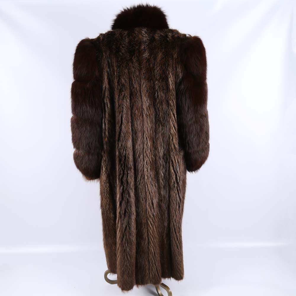 Beaver and Fox Fur Stroller Coat