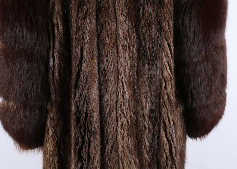 Beaver and Fox Fur Stroller Coat