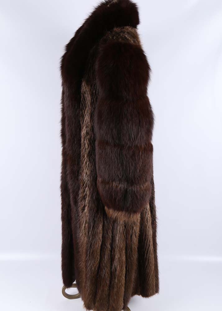 Beaver and Fox Fur Stroller Coat