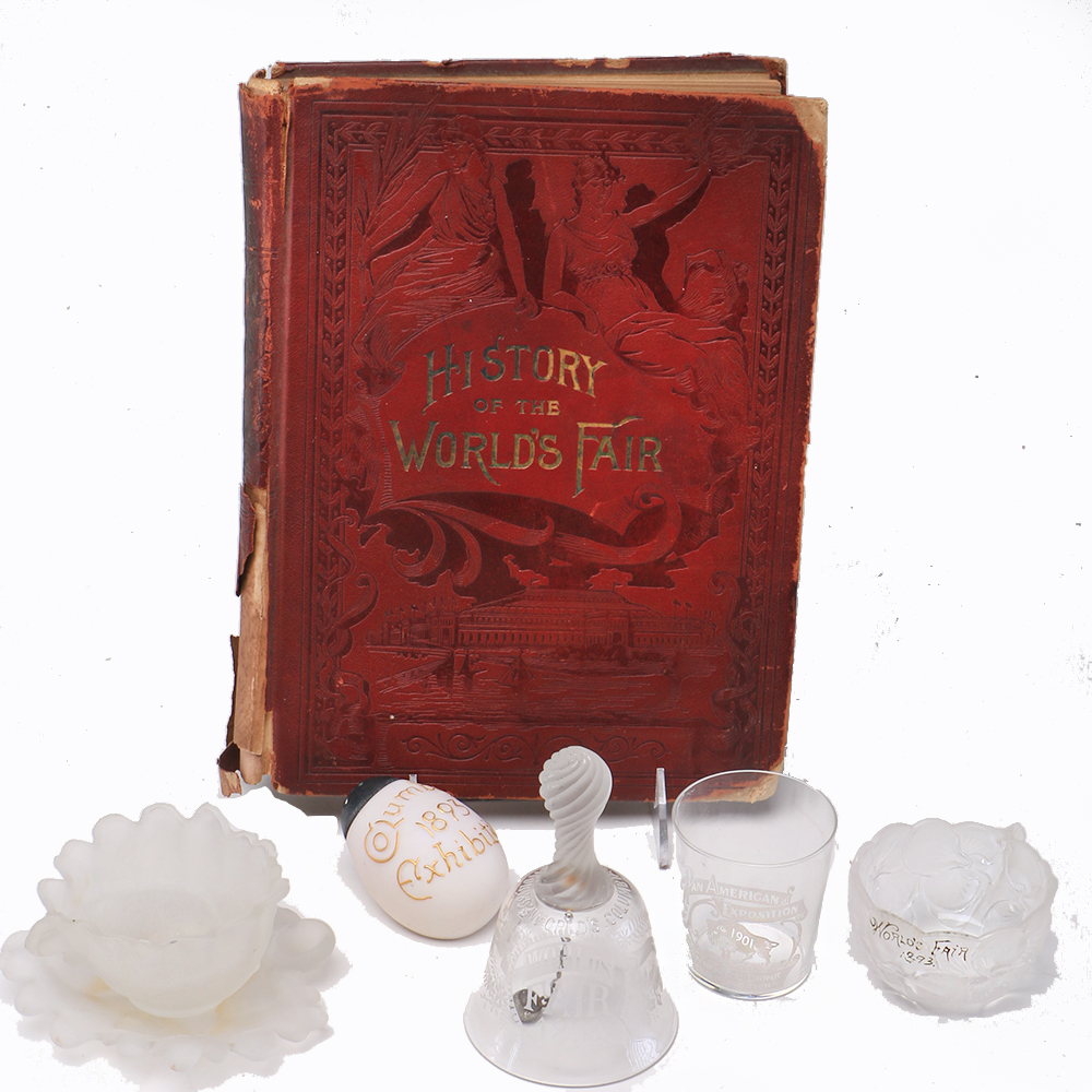 1893 World's Fair Memorabilia Including Libbey Glass