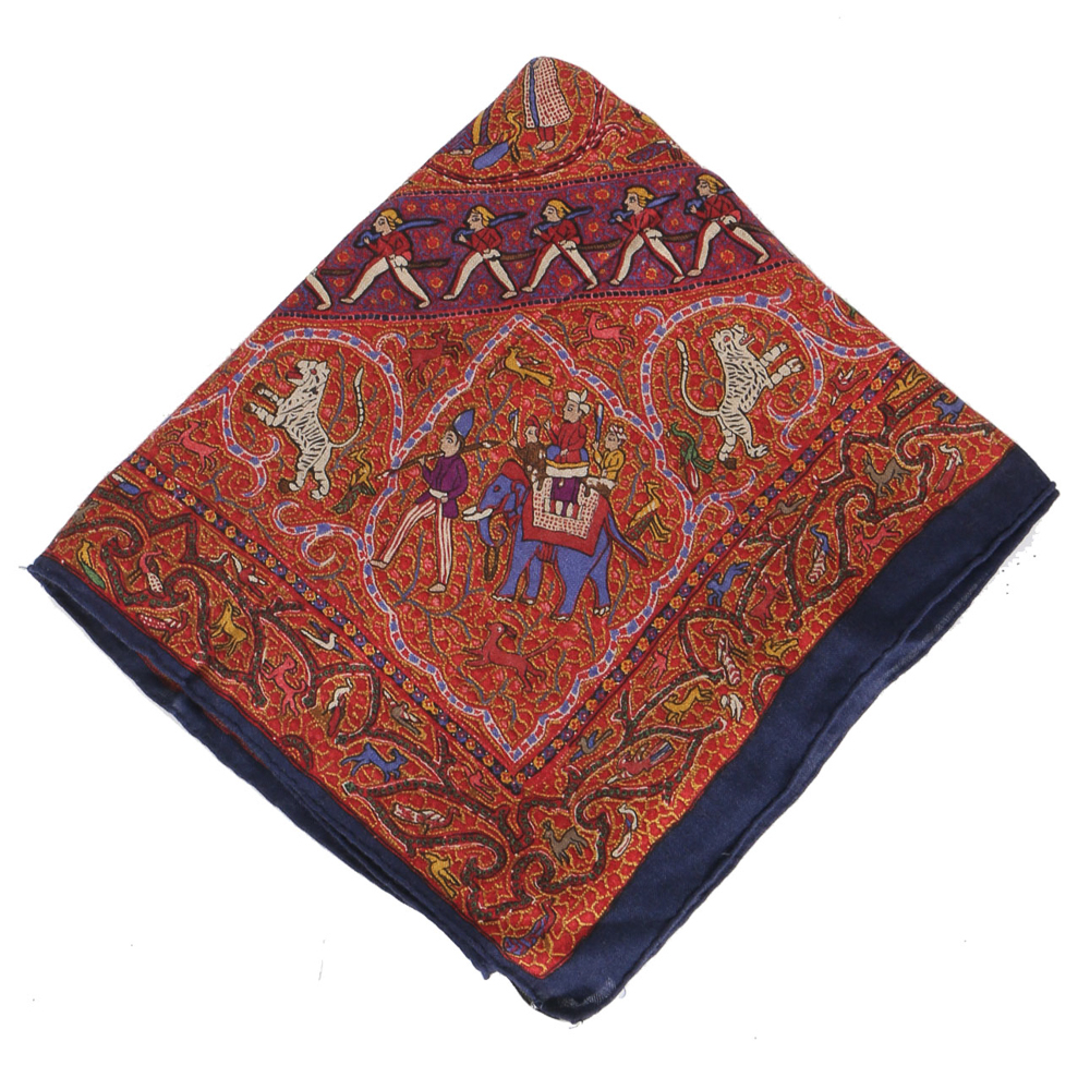 Hermès "Avec L'Aimable Autorisation du Lalbhai Dalpatbhai Indology" Scarf