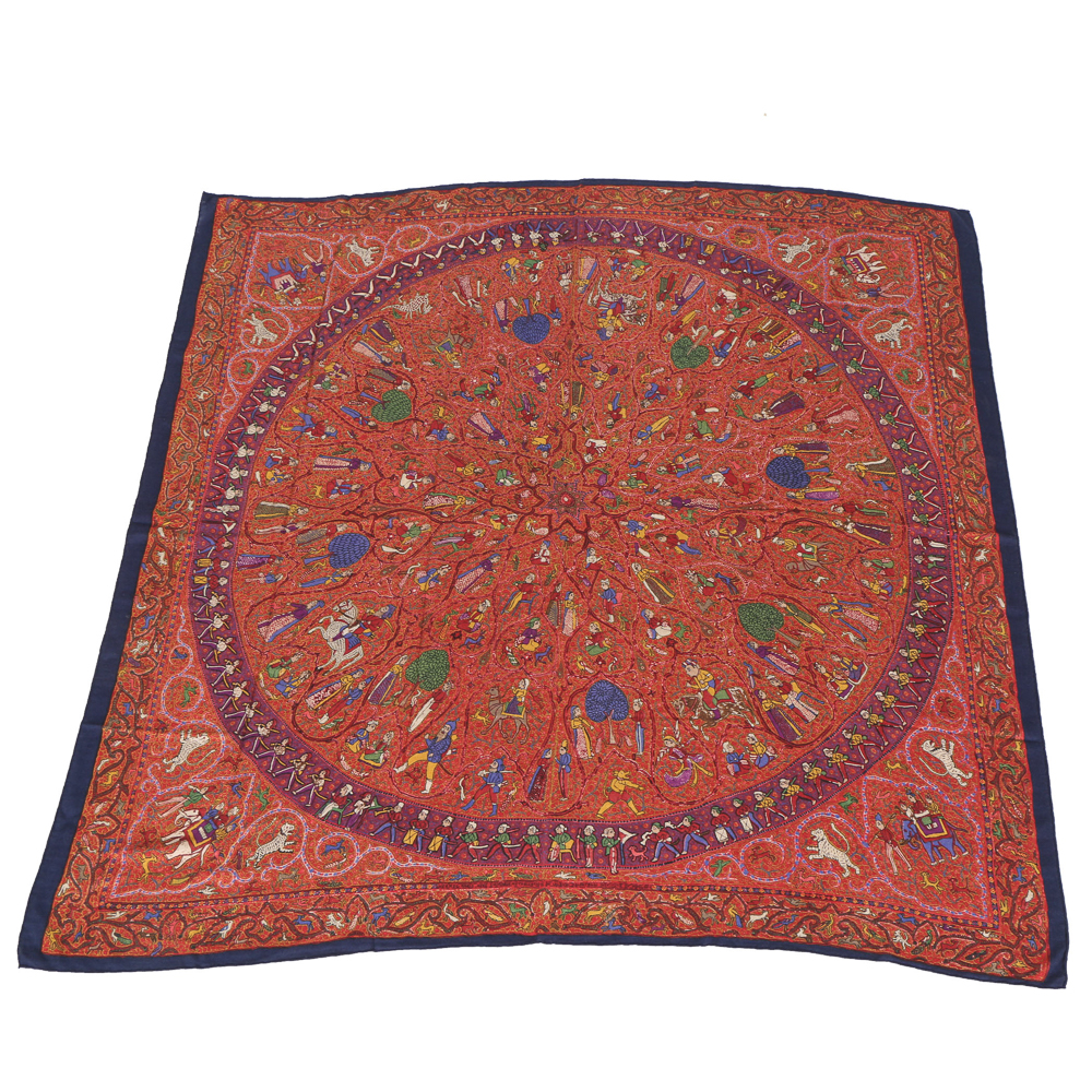 Hermès "Avec L'Aimable Autorisation du Lalbhai Dalpatbhai Indology" Scarf