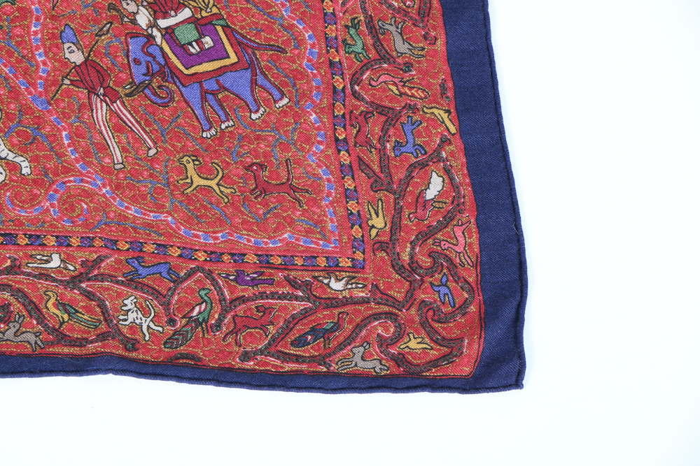 Hermès "Avec L'Aimable Autorisation du Lalbhai Dalpatbhai Indology" Scarf