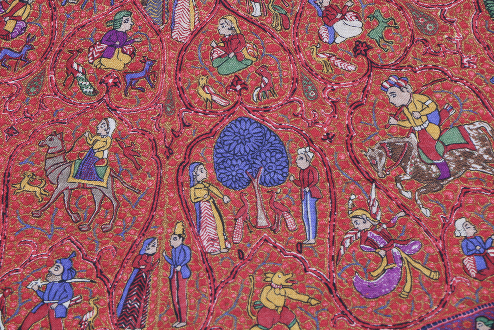 Hermès "Avec L'Aimable Autorisation du Lalbhai Dalpatbhai Indology" Scarf