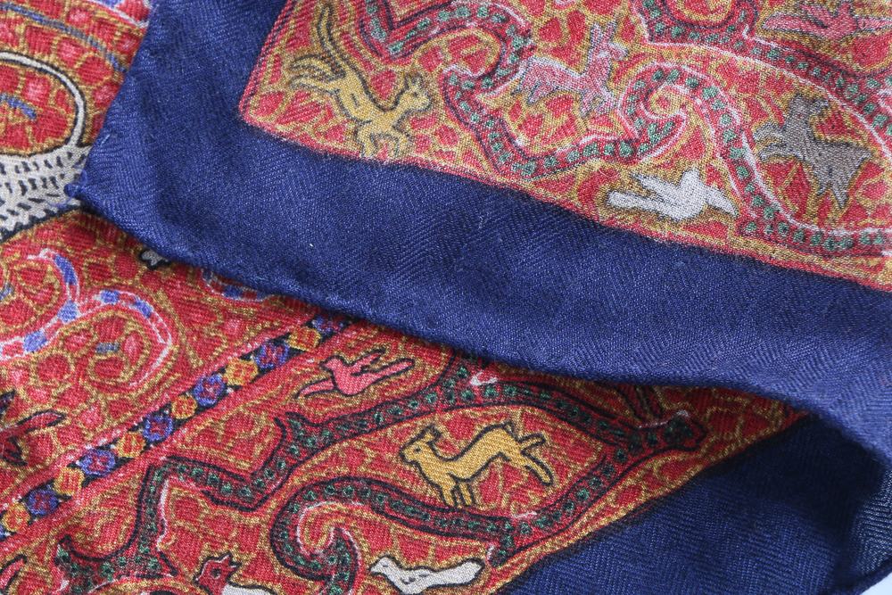 Hermès "Avec L'Aimable Autorisation du Lalbhai Dalpatbhai Indology" Scarf