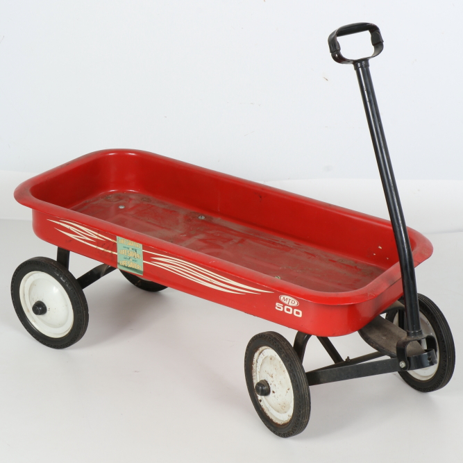 Vintage MTD 500 Red Wagon
