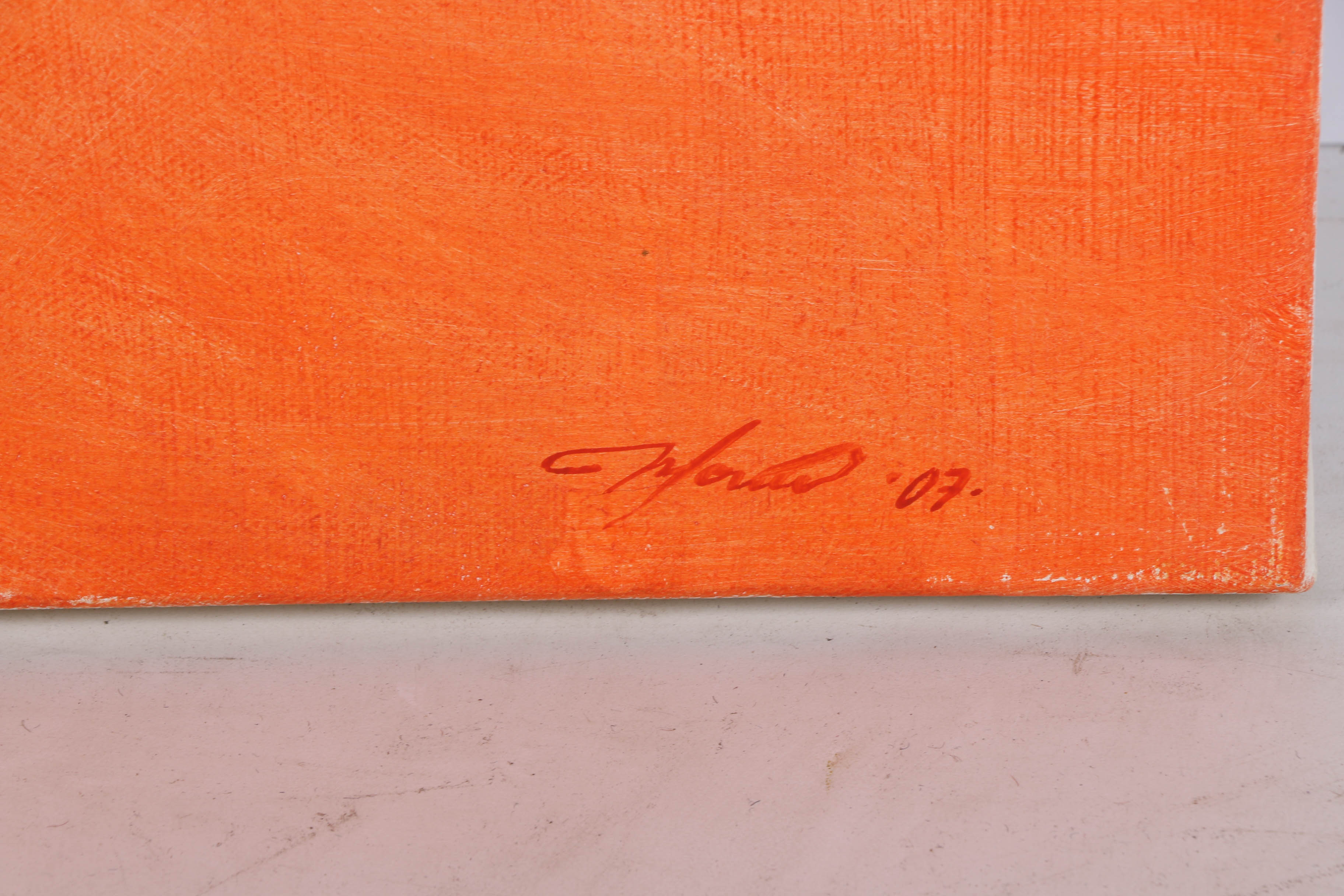 Ricardo Morin Oil Painting on Linen "Triangulation Series No 23"