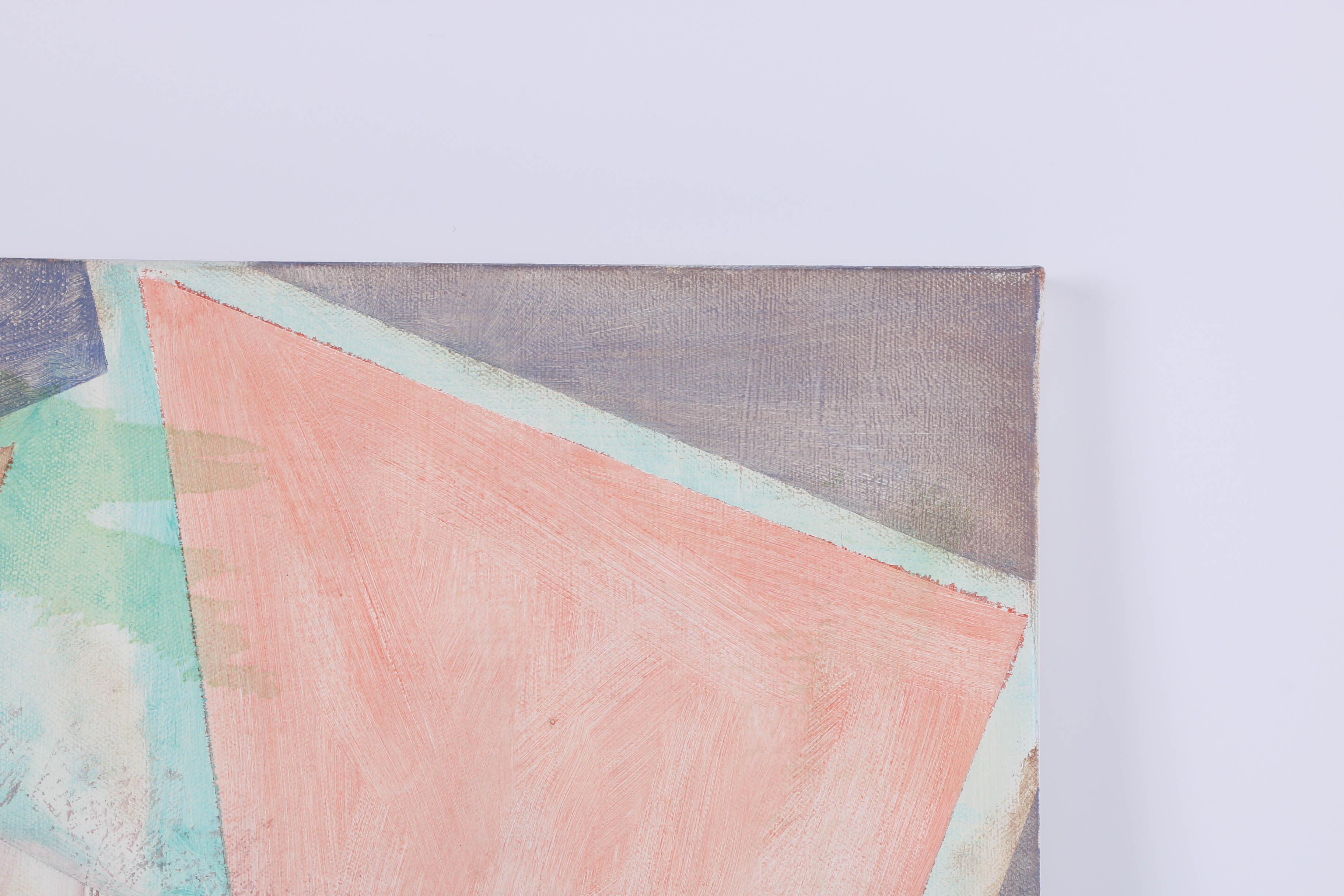 Ricardo Morin Oil Painting on Linen "Triangulation Series No 23"