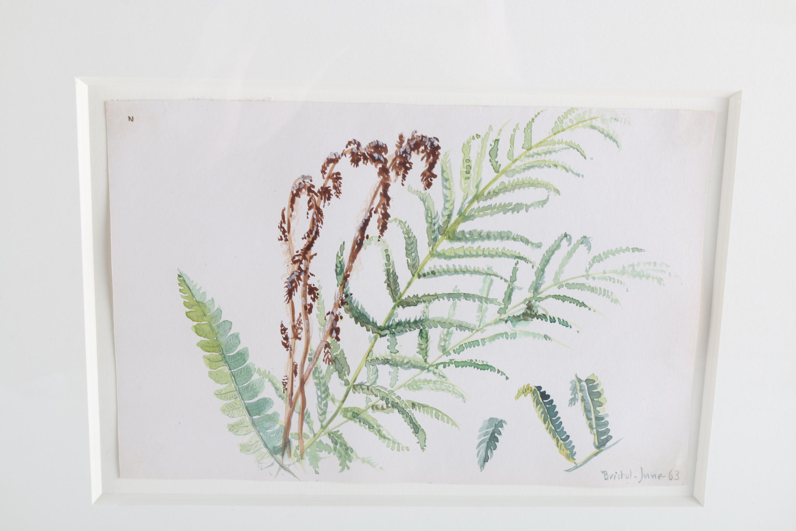 Charles DeWolf Brownell  Watercolor Painting on Paper "Bristol, Connecticut"