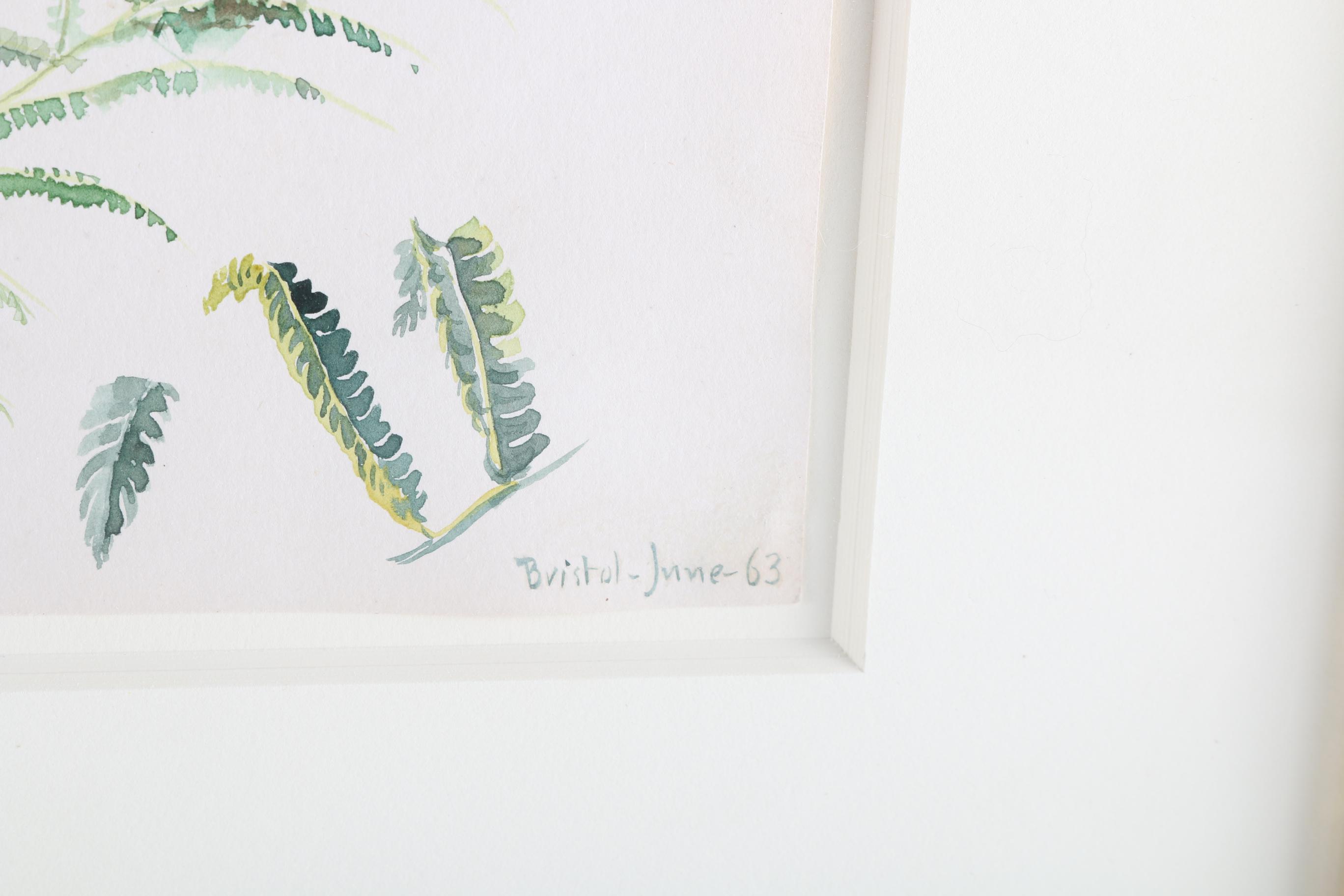 Charles DeWolf Brownell  Watercolor Painting on Paper "Bristol, Connecticut"