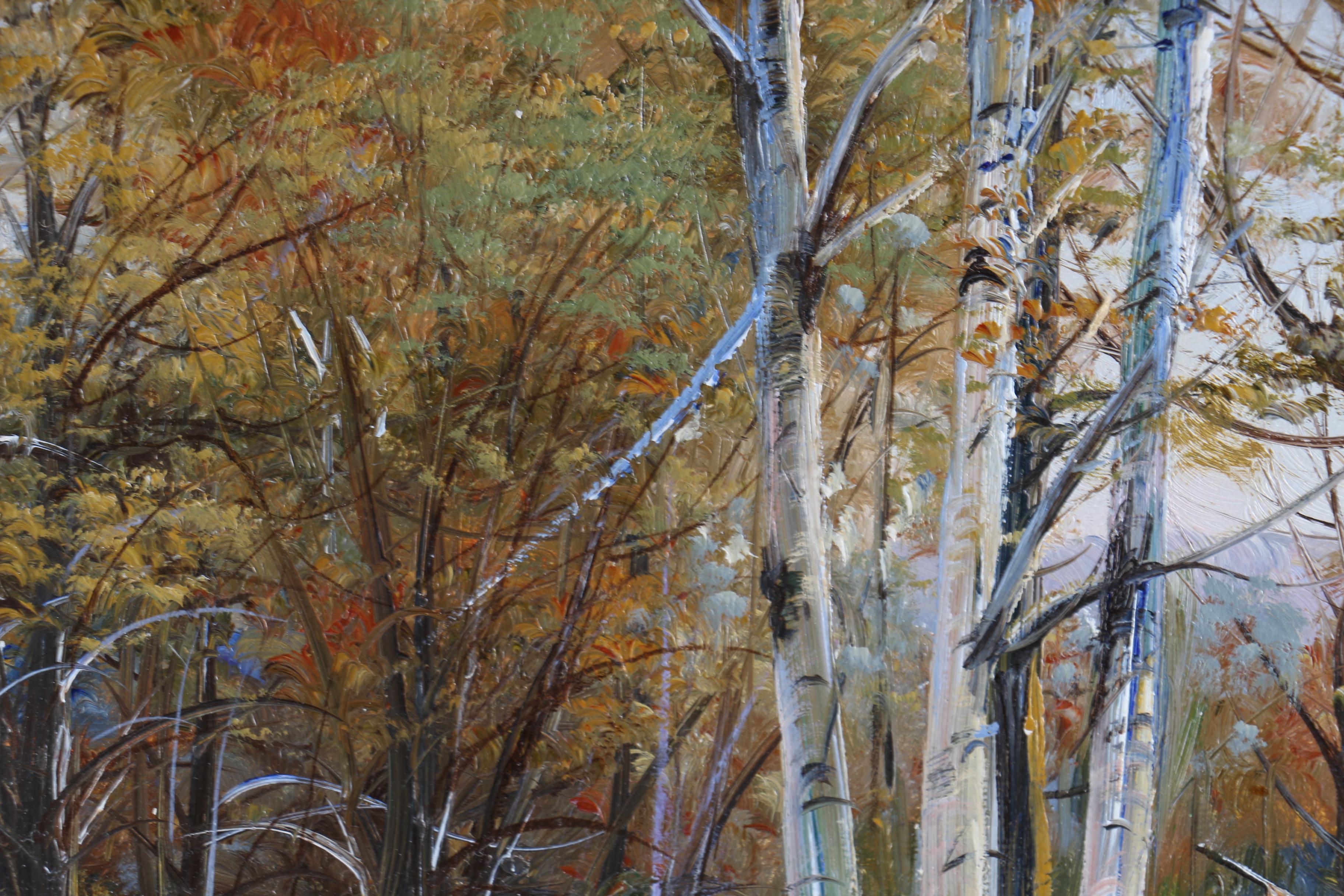 Oil on Canvas Painting of Hunting Scene