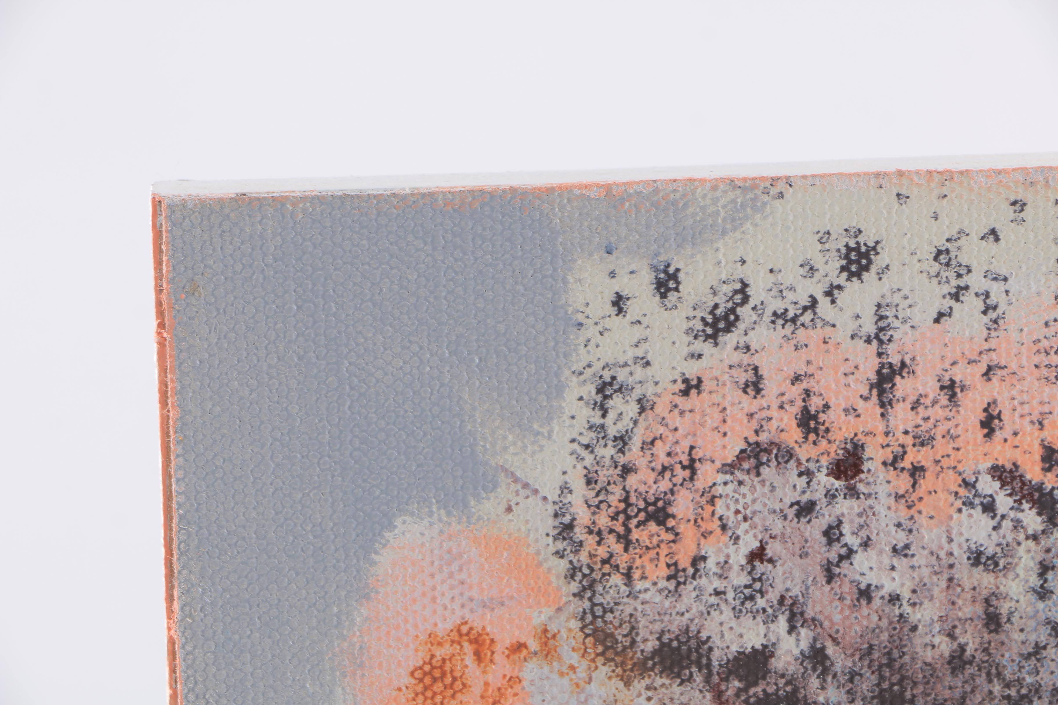 Ricardo Morin Oil Painting on Linen Affixed to Board "Still Eight"