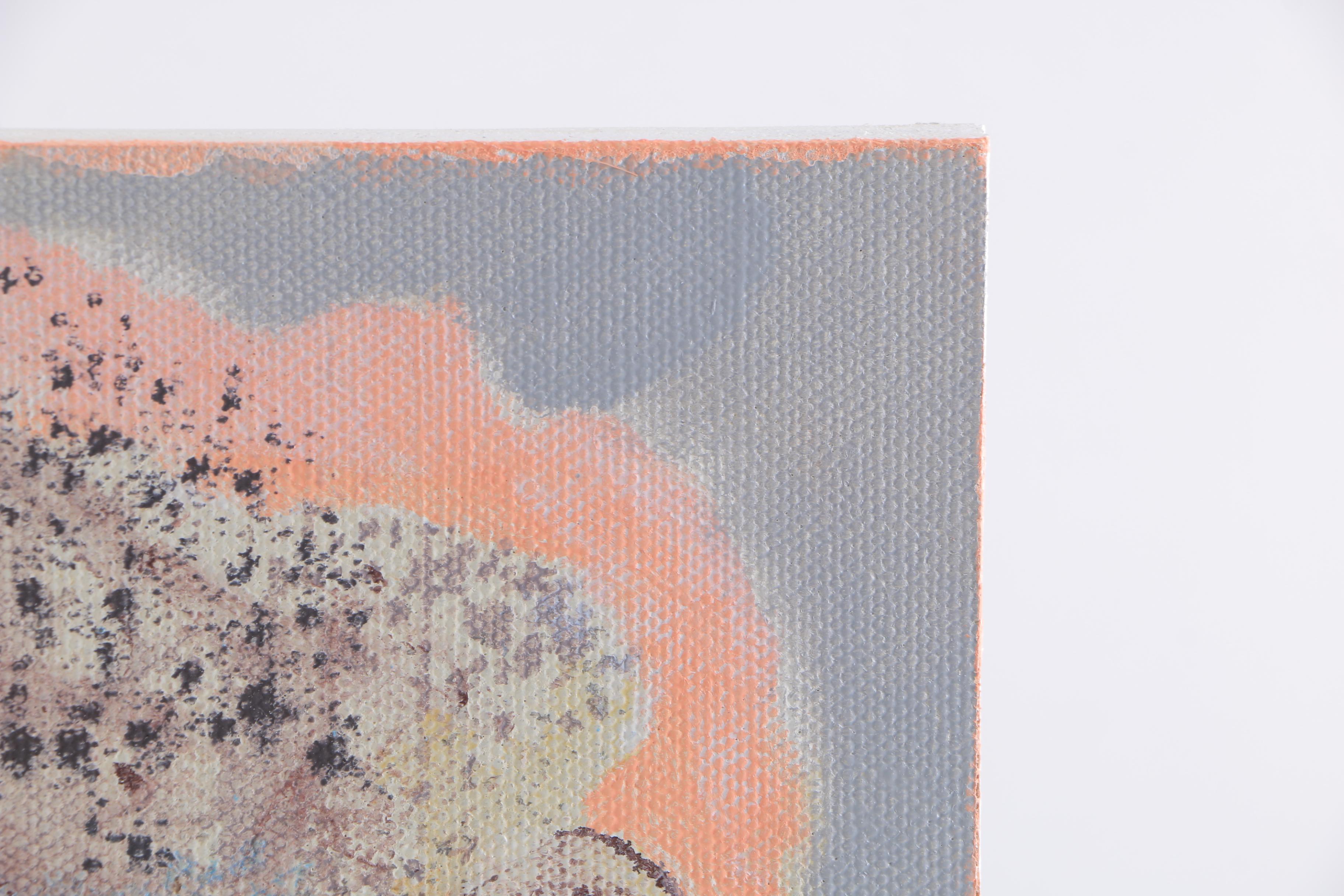 Ricardo Morin Oil Painting on Linen Affixed to Board "Still Eight"