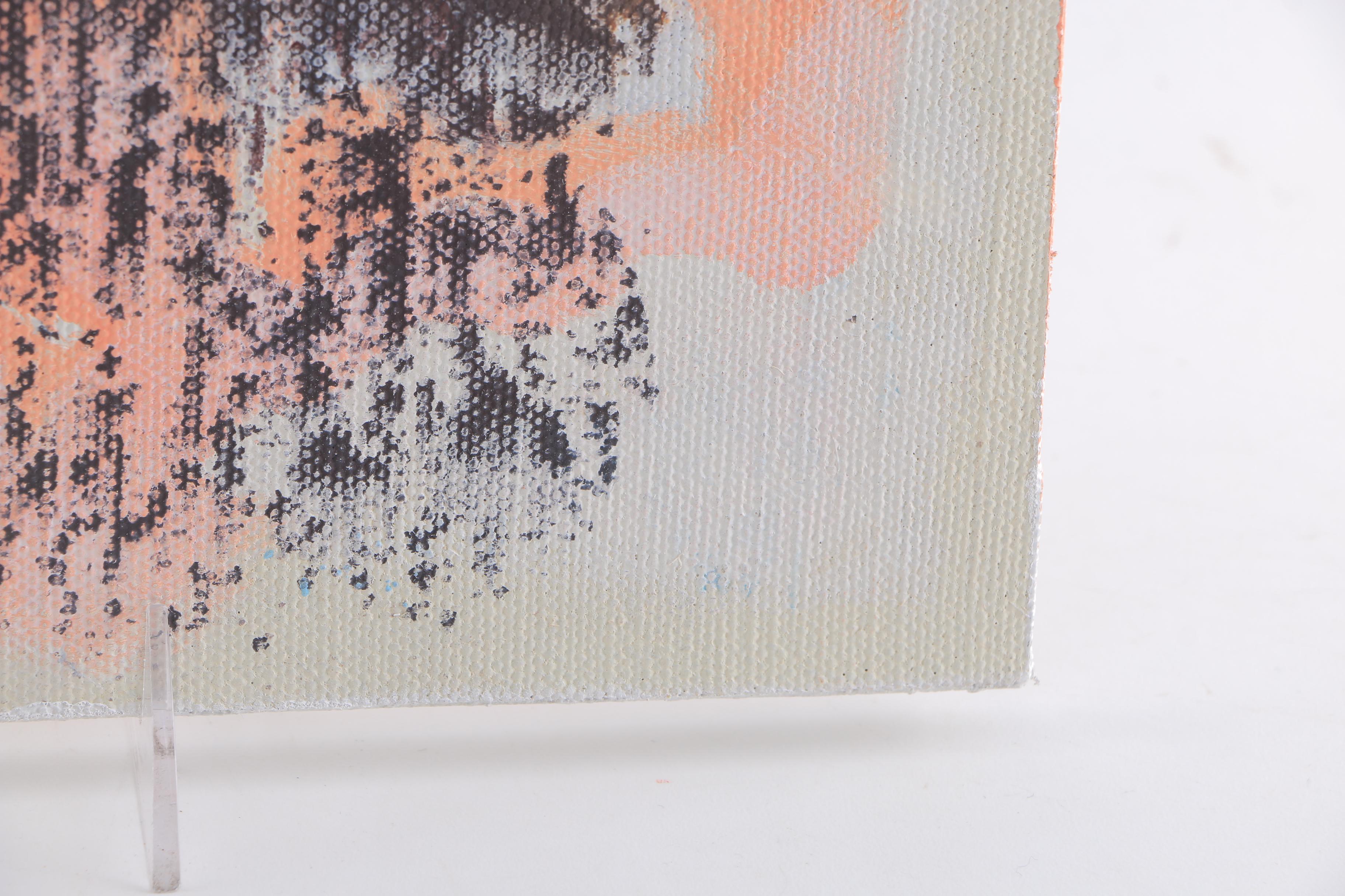 Ricardo Morin Oil Painting on Linen Affixed to Board "Still Eight"