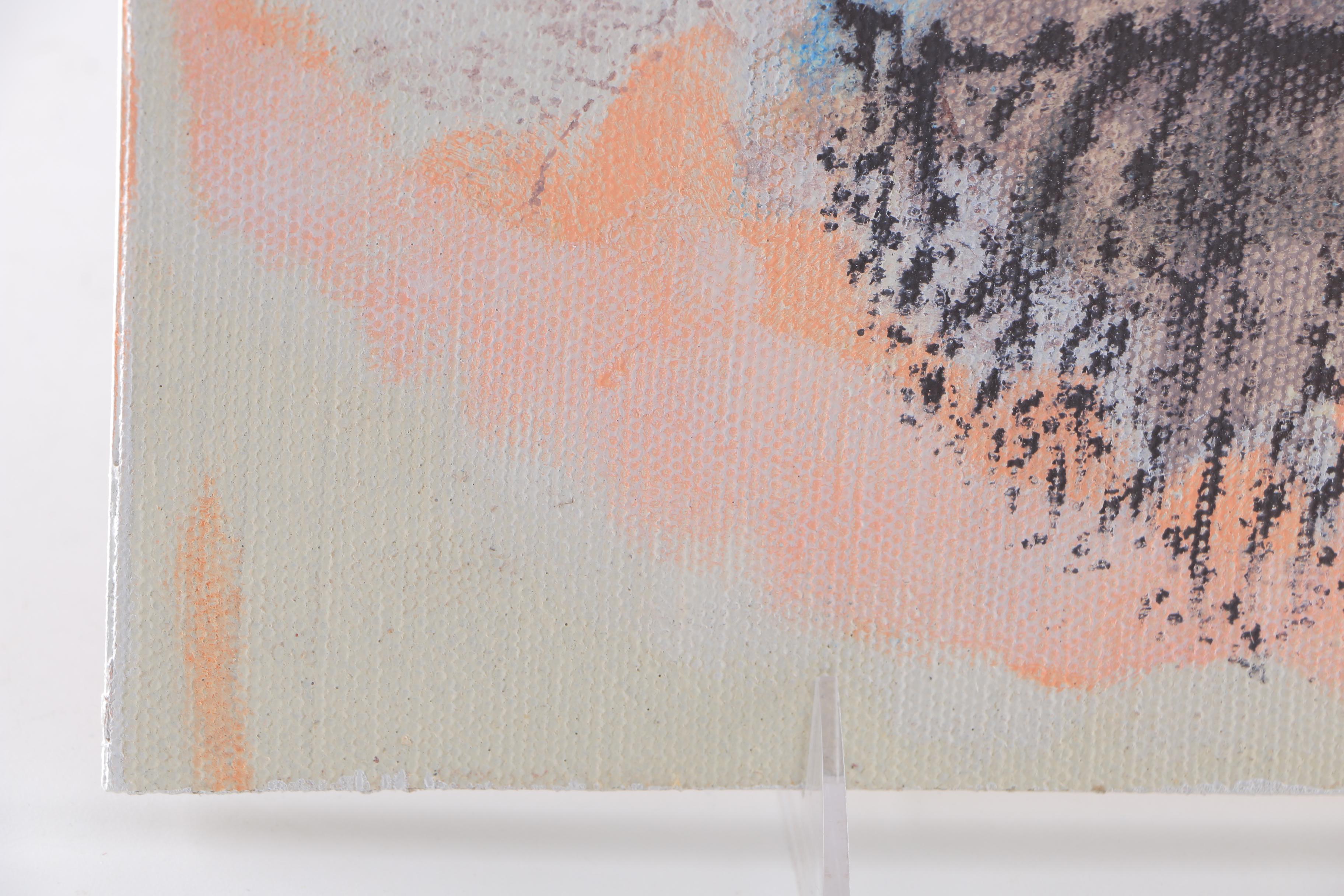 Ricardo Morin Oil Painting on Linen Affixed to Board "Still Eight"