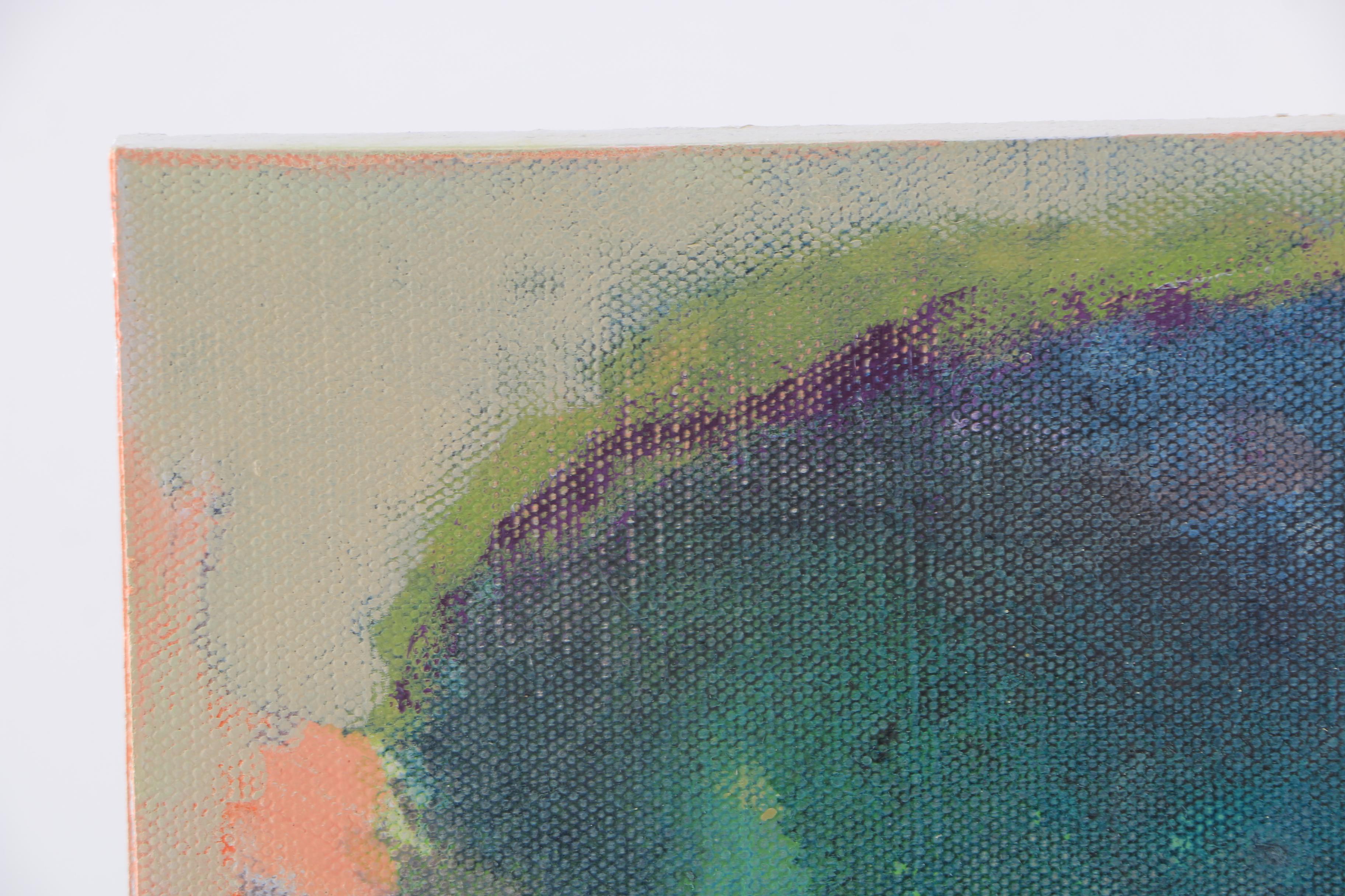 Ricardo Morin Oil Painting on Linen Affixed to Board "Still Nine"