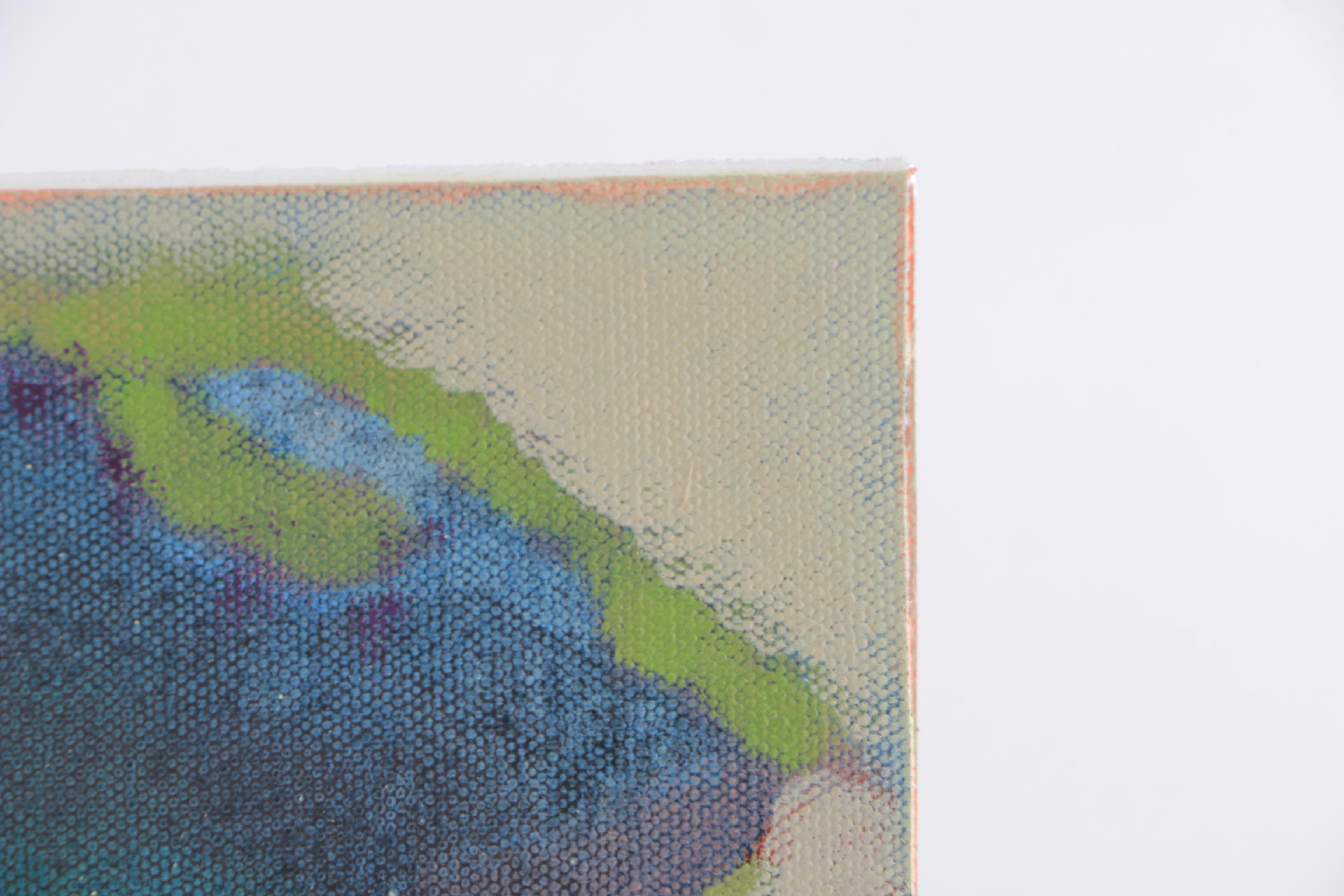 Ricardo Morin Oil Painting on Linen Affixed to Board "Still Nine"