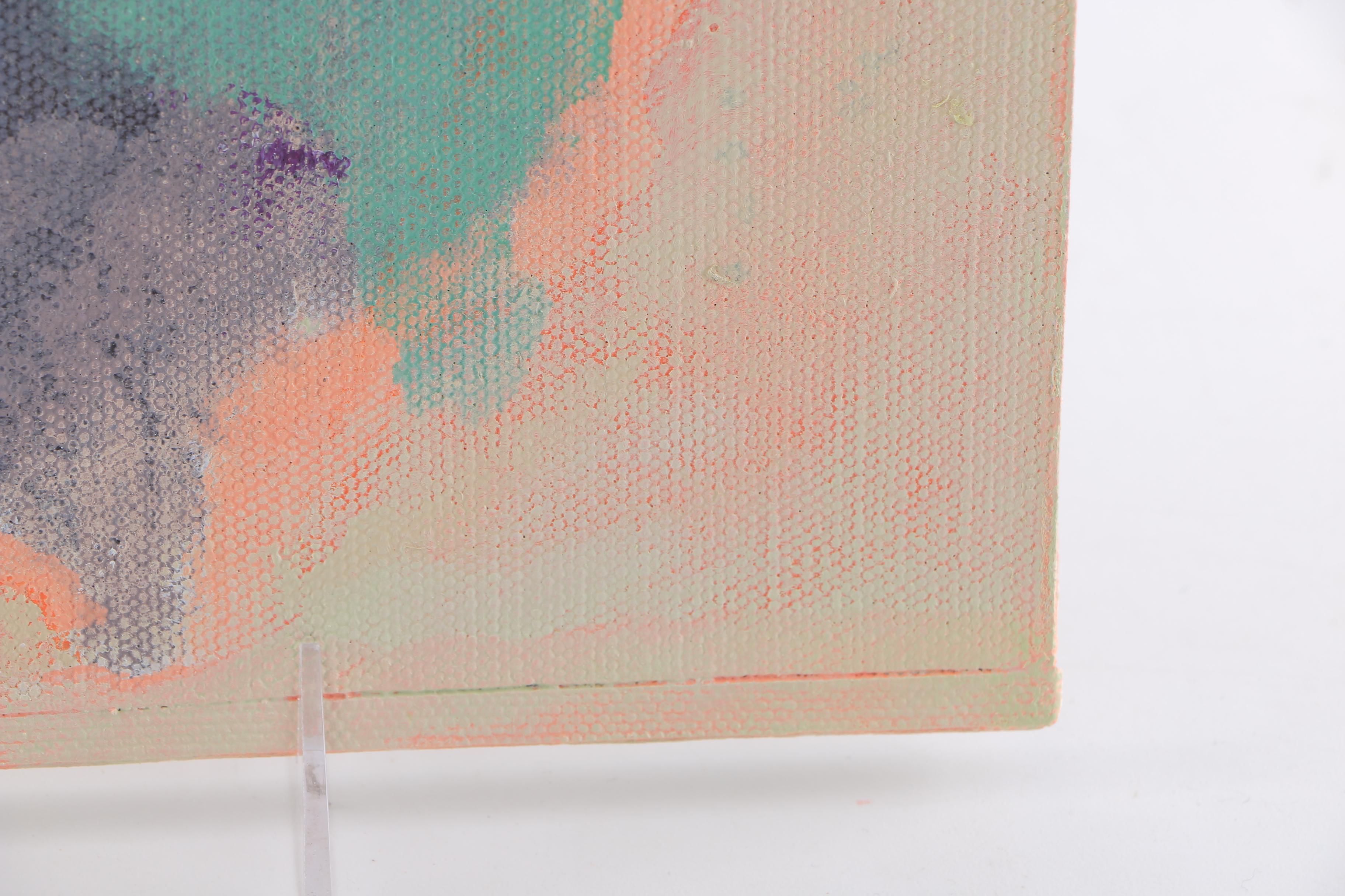 Ricardo Morin Oil Painting on Linen Affixed to Board "Still Nine"